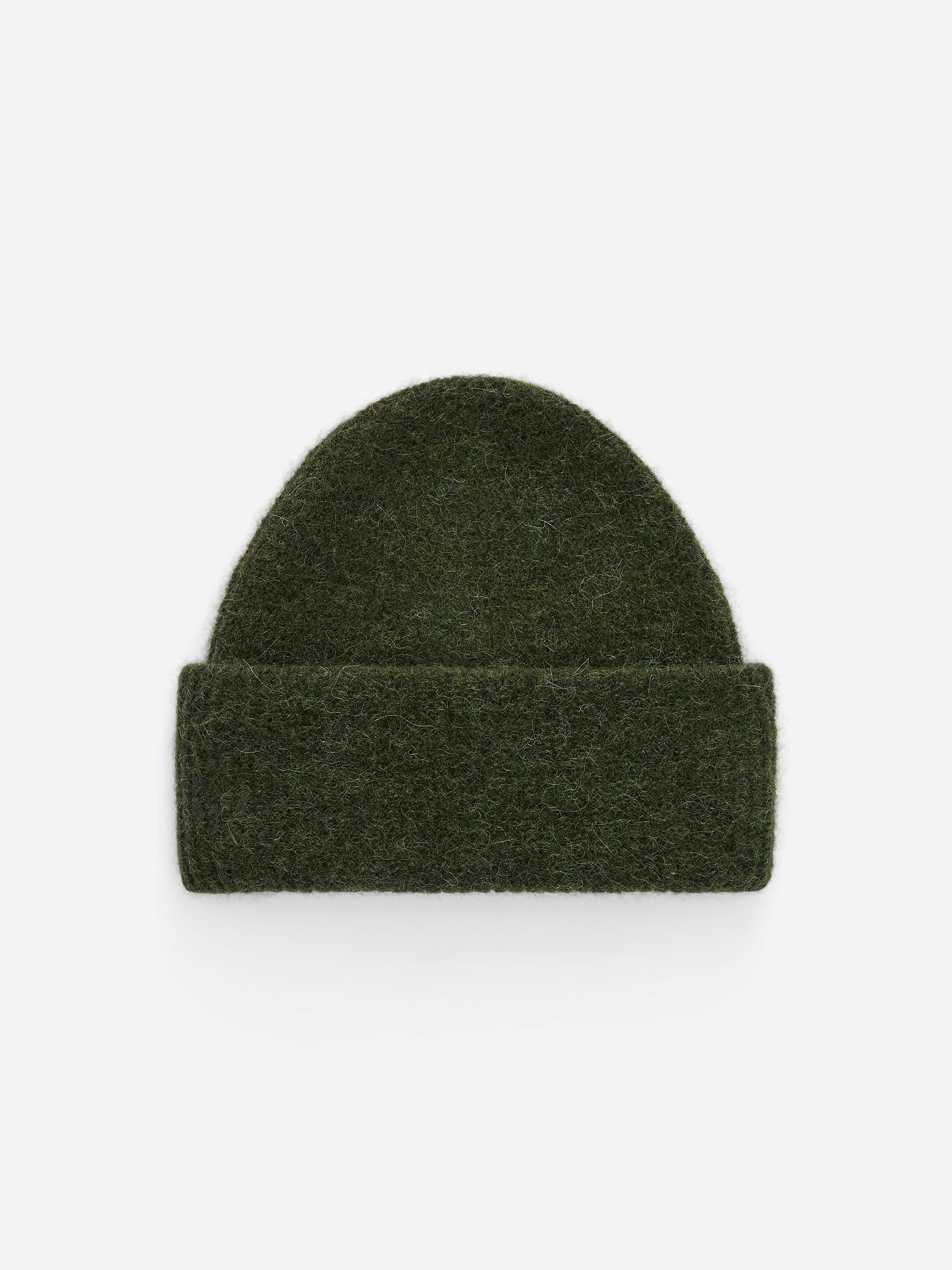 Alpaca-Merino Blend Beanie-#575549-16674