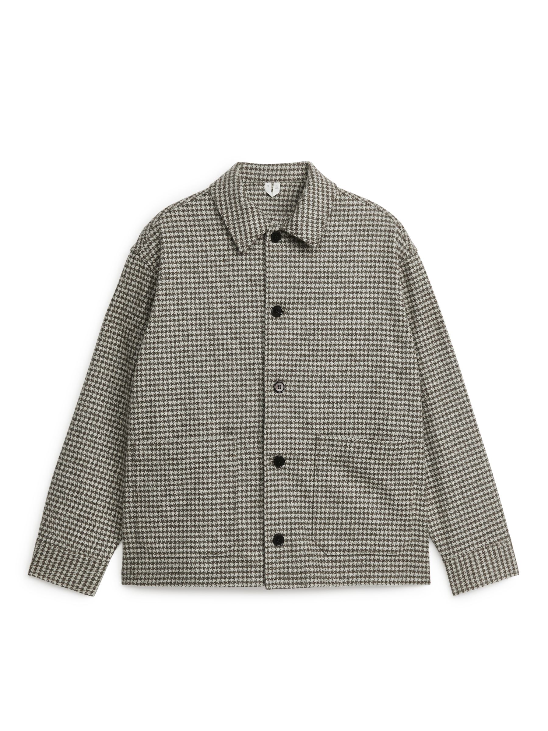 Overshirt aus ungefärbter Wolle - Braun/Beige - Loose Fit - Herren - StillMedia/DescriptiveStillLife - 1