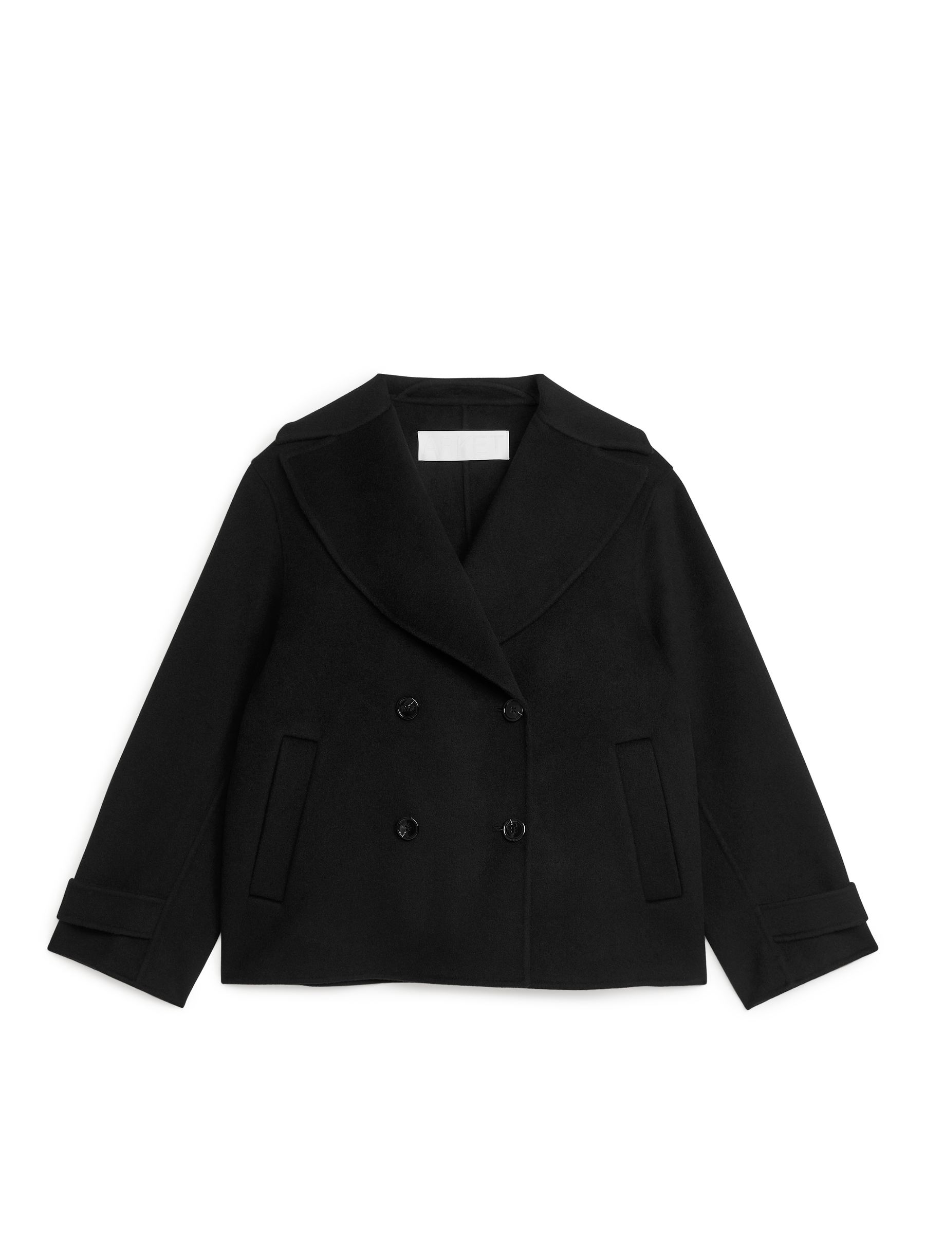 Caban in lana - Nero - Oversize - Women - StillMedia/DescriptiveStillLife - 11