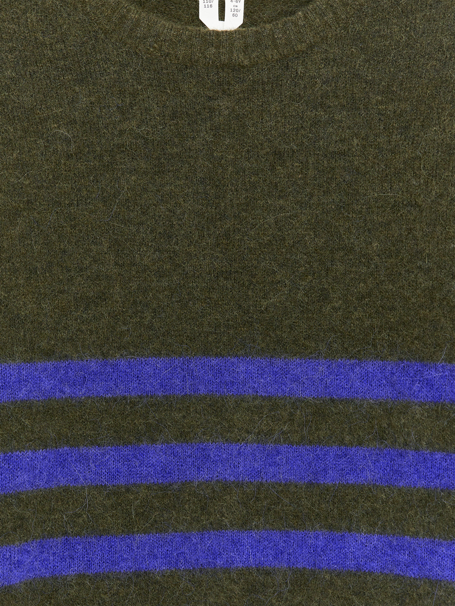 Pullover aus Alpakawolle und Wolle - Khakigrün/Blau - Relaxed Fit - Kinder - StillMedia/DescriptiveDetail - 1