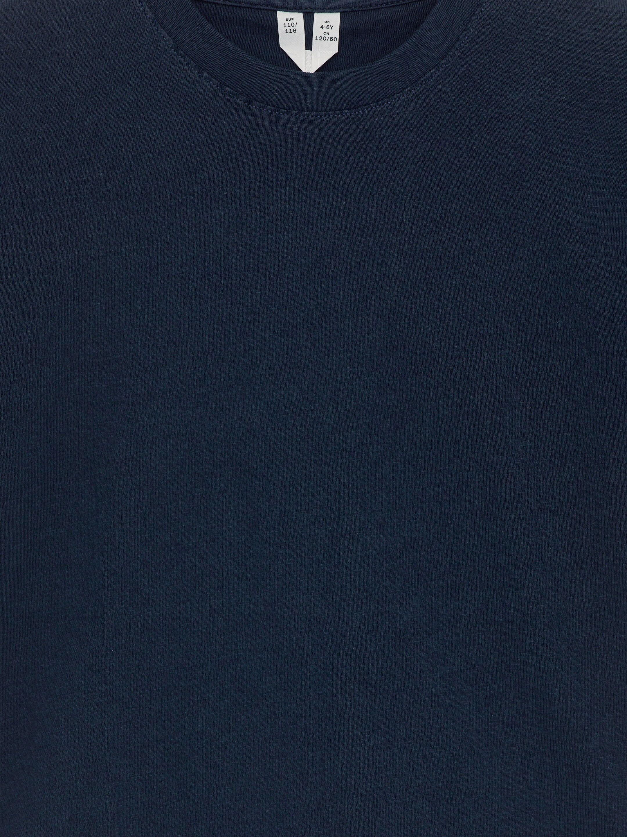 View larger image: Crew-Neck T-Shirt - Dark Blue - Kids | H&M GB 3
