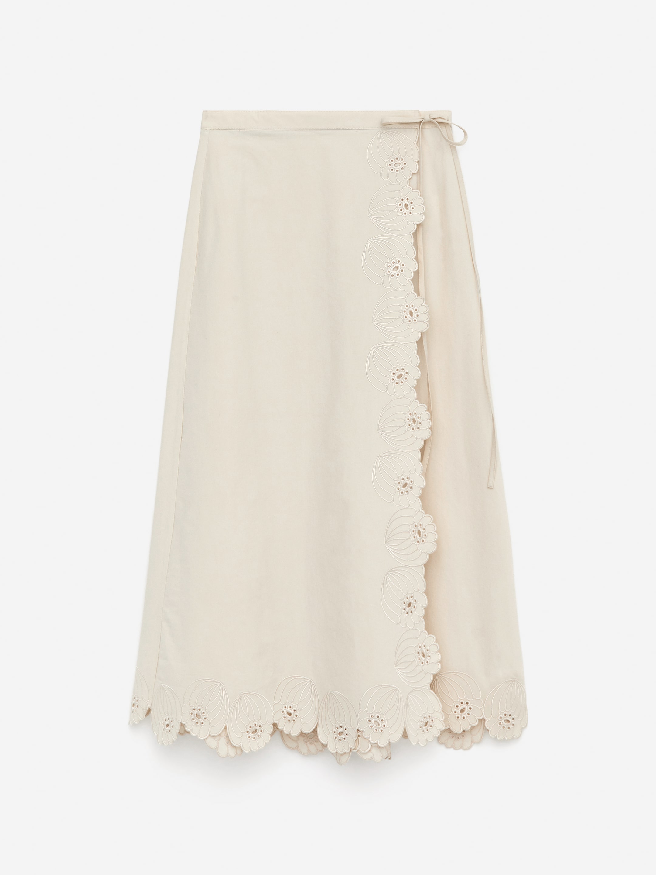 Ver imagen más grande: Falda bordada - Blanco roto - MUJER | H&M ES 5