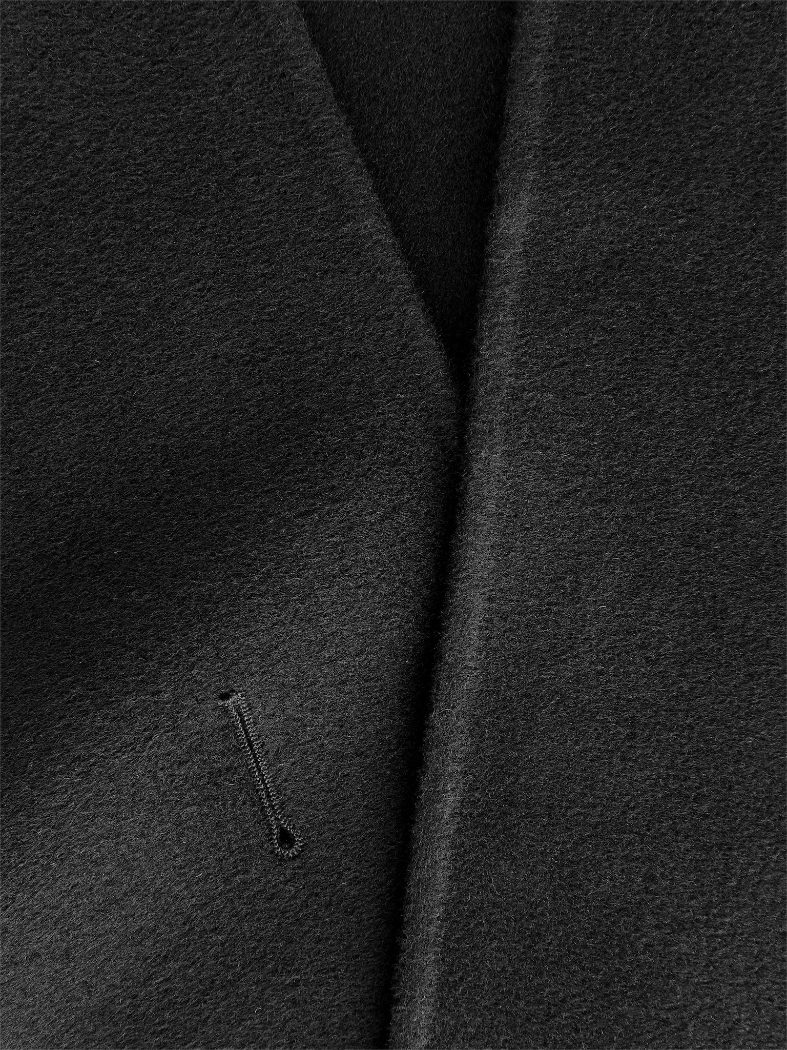 Sciarpa in lana a triangolo - Nero - 3