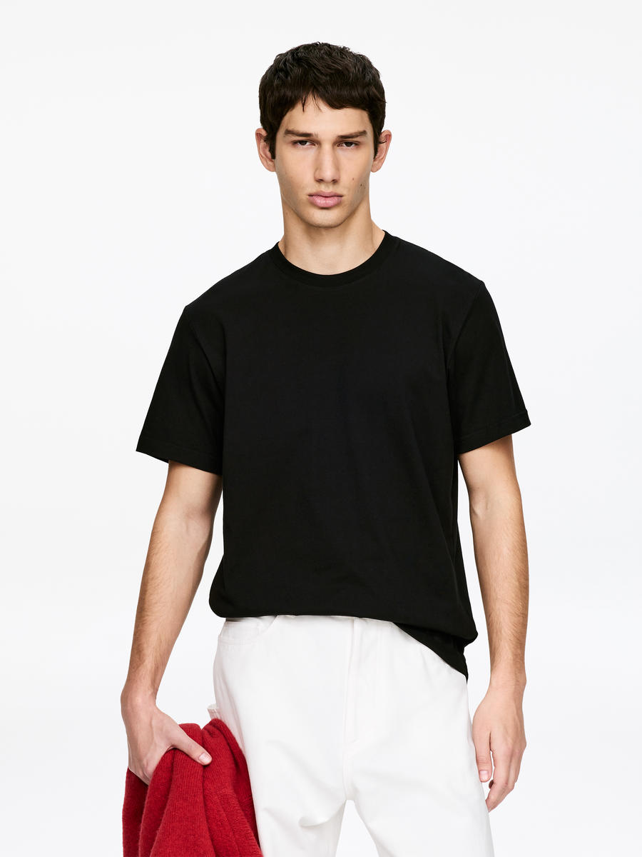 ARKET Men's  170 Gsm Regular T-Shirt Black,  size XS