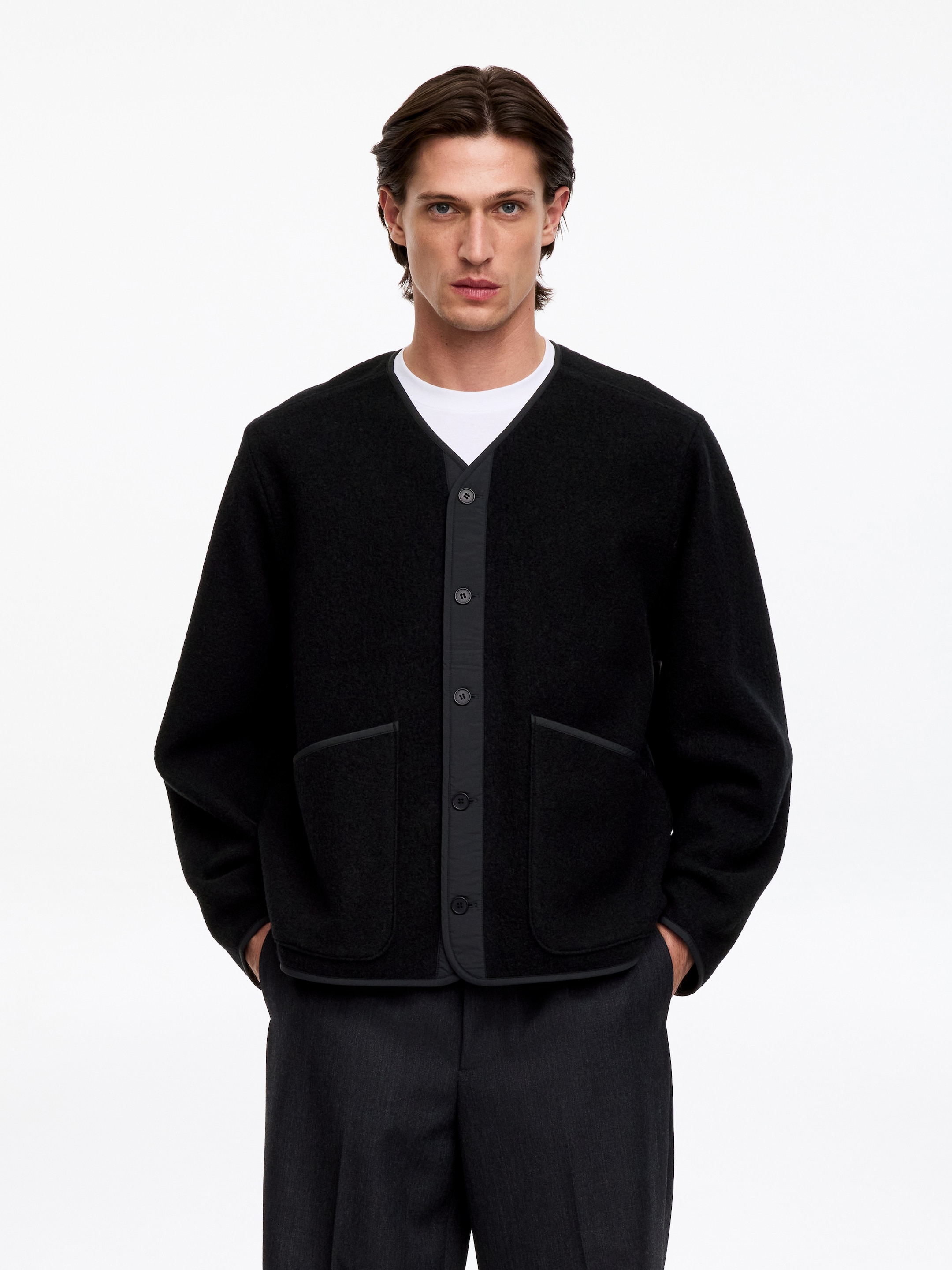 Wool Liner Jacket - Black - Regular fit - men - StillMedia/Lookbook - 4