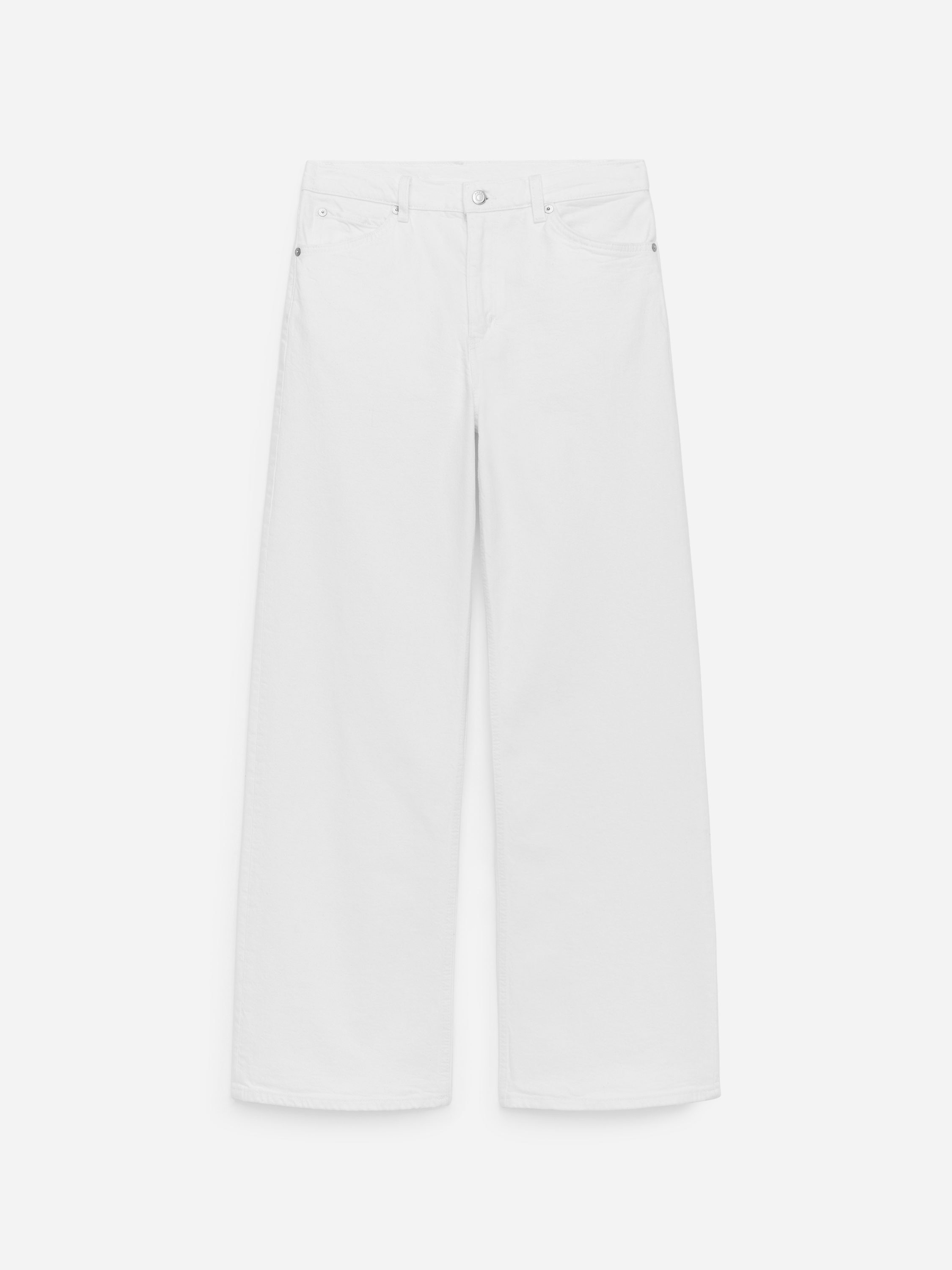 LUPINE Flared Jeans-White-14757