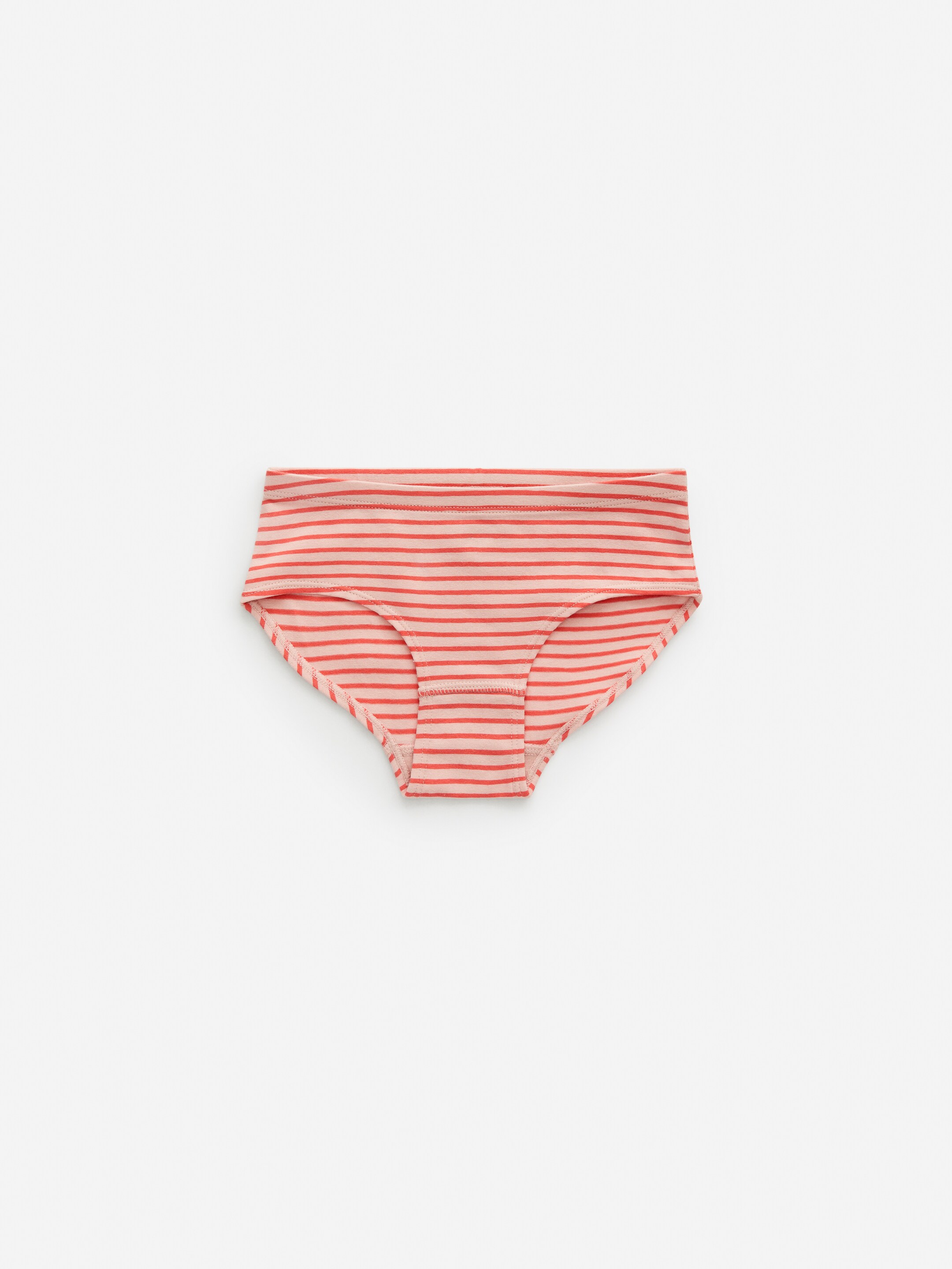 Agrandir l'image: Lot de 3 culottes en jersey de coton - Écru/Corail - ENFANT | H&M BE 3