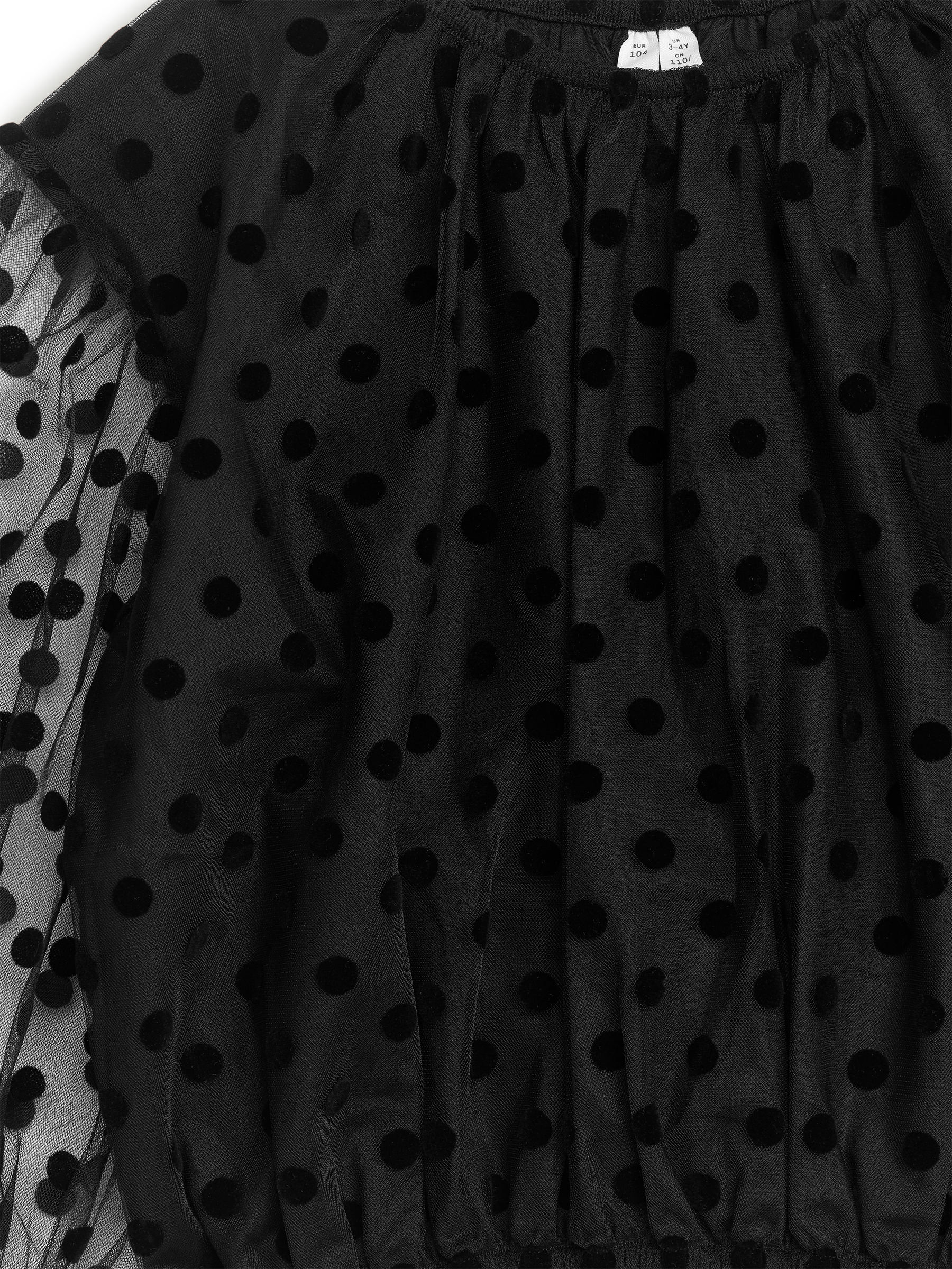 Tulle Blouse - Black - Oversized - Children - StillMedia/DescriptiveDetail - 1