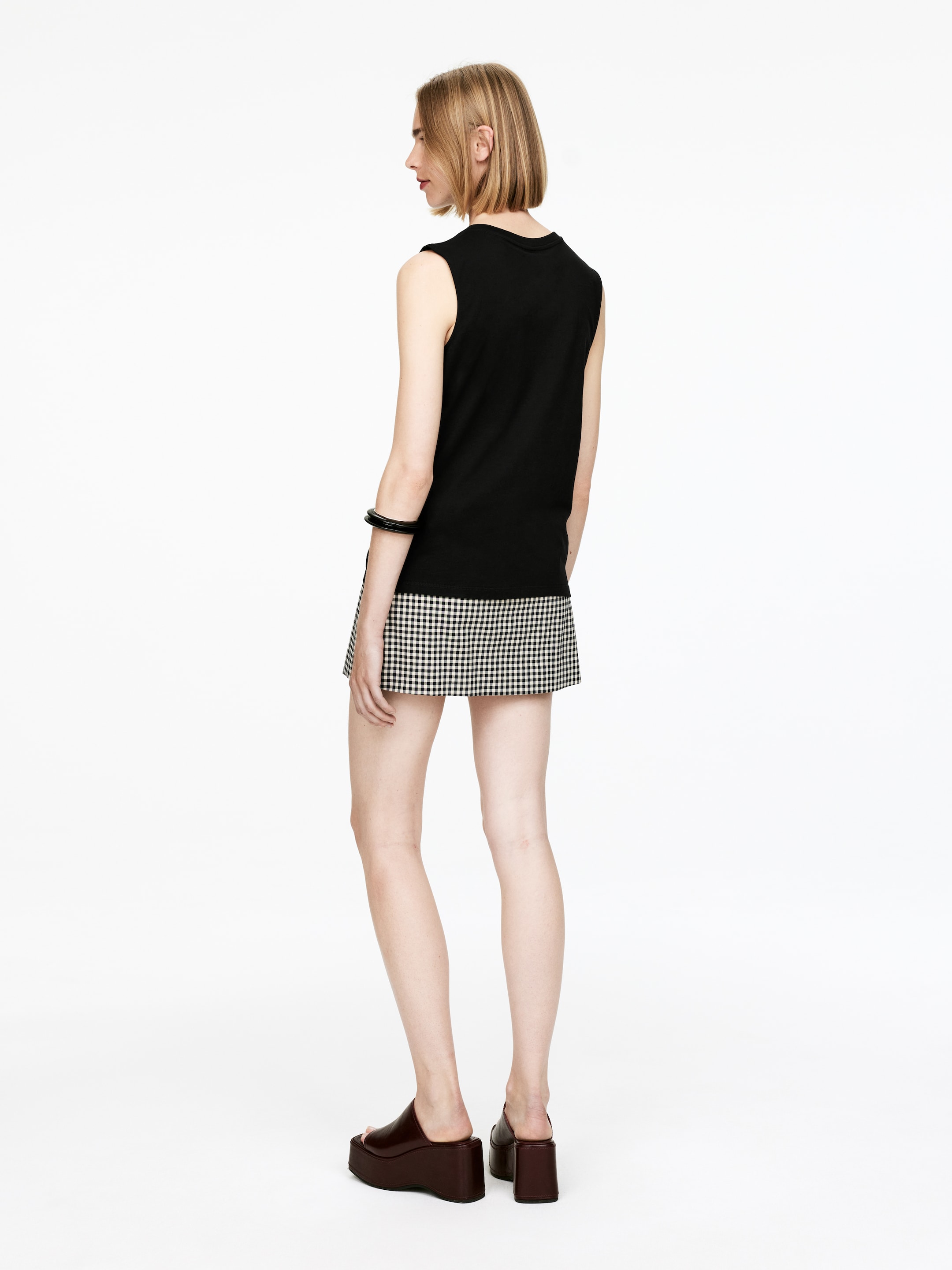 Grotere afbeelding bekijken: Loose Fit Tank Top - Black - DAMES | H&M BE 2