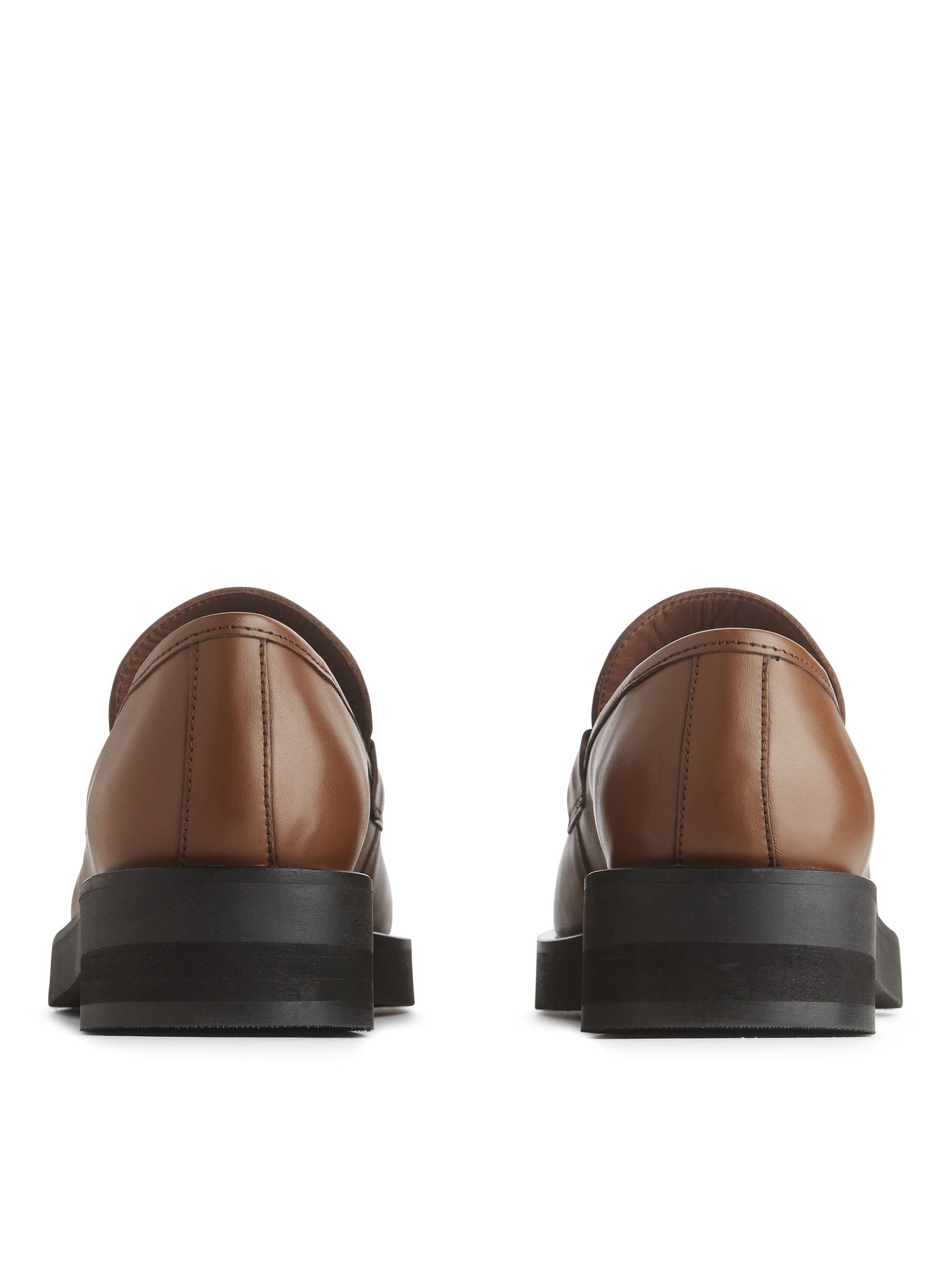 Leather Penny Loafers - Brown - Women - StillMedia/DescriptiveStillLife - 2