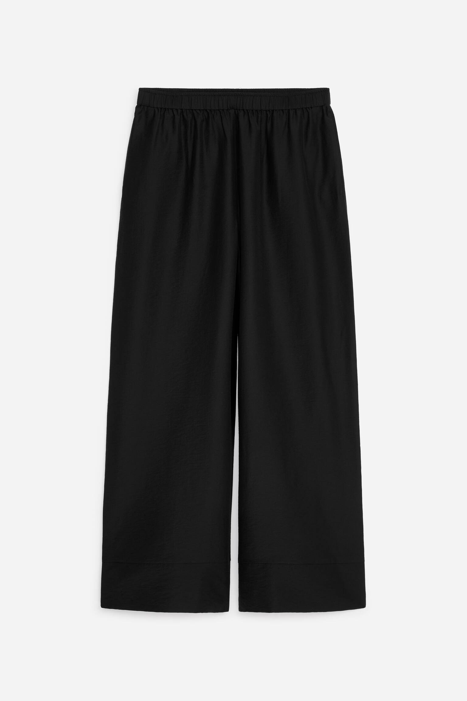 Byxa med lös passform - Svart - 2