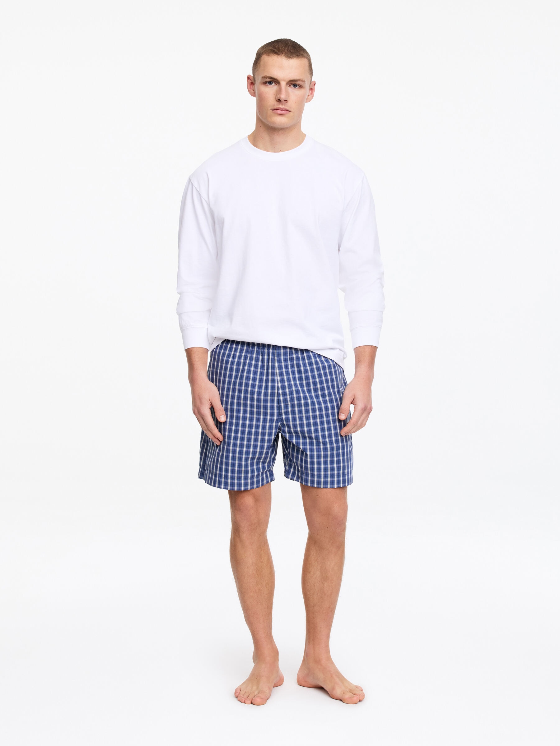 Kurze Pyjamahose-#496496-18685