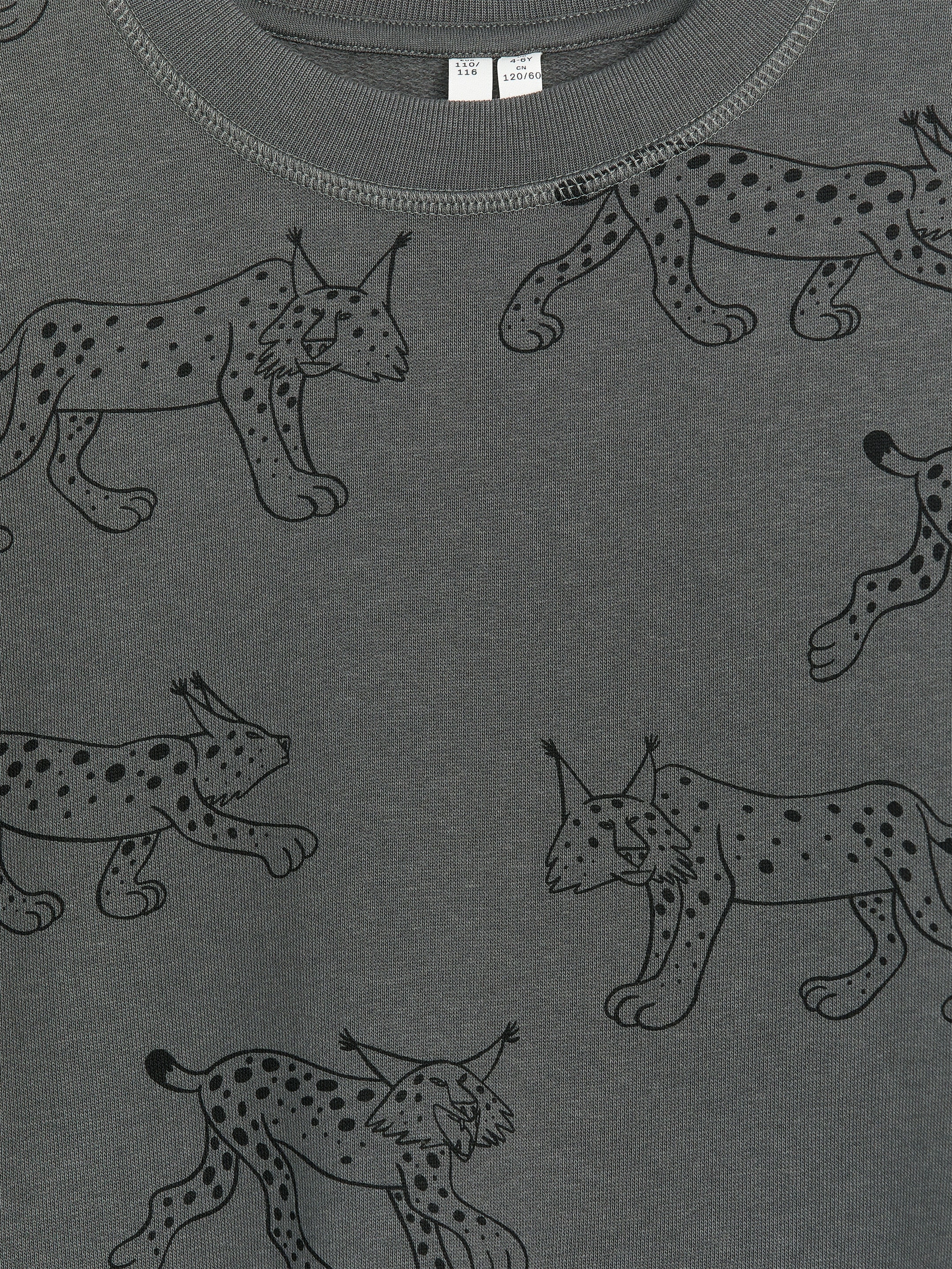 Relaxed Sweatshirt - Grey/Lynx - Relaxed fit - Children - StillMedia/DescriptiveDetail - 1