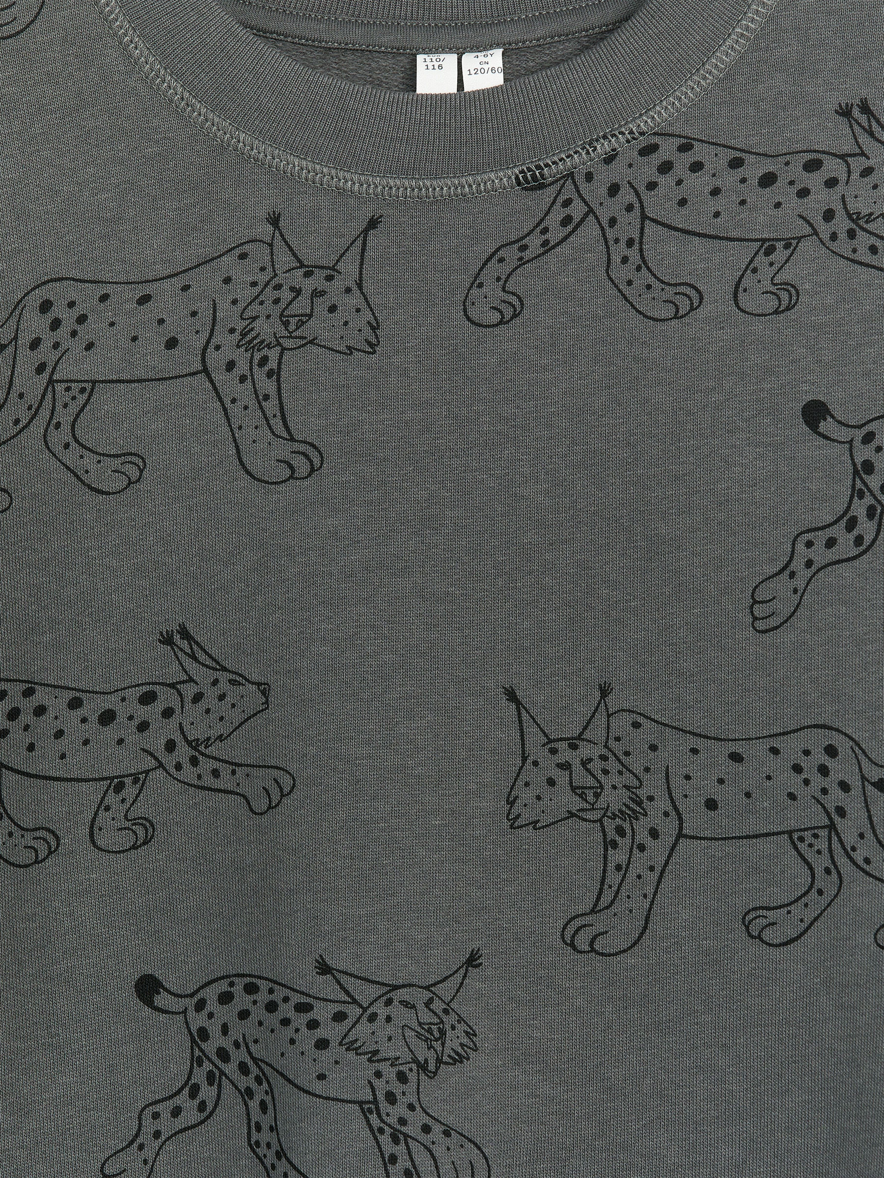 Legeres Sweatshirt - Grau/Luchs - Relaxed Fit - Kinder - StillMedia/DescriptiveDetail - 1