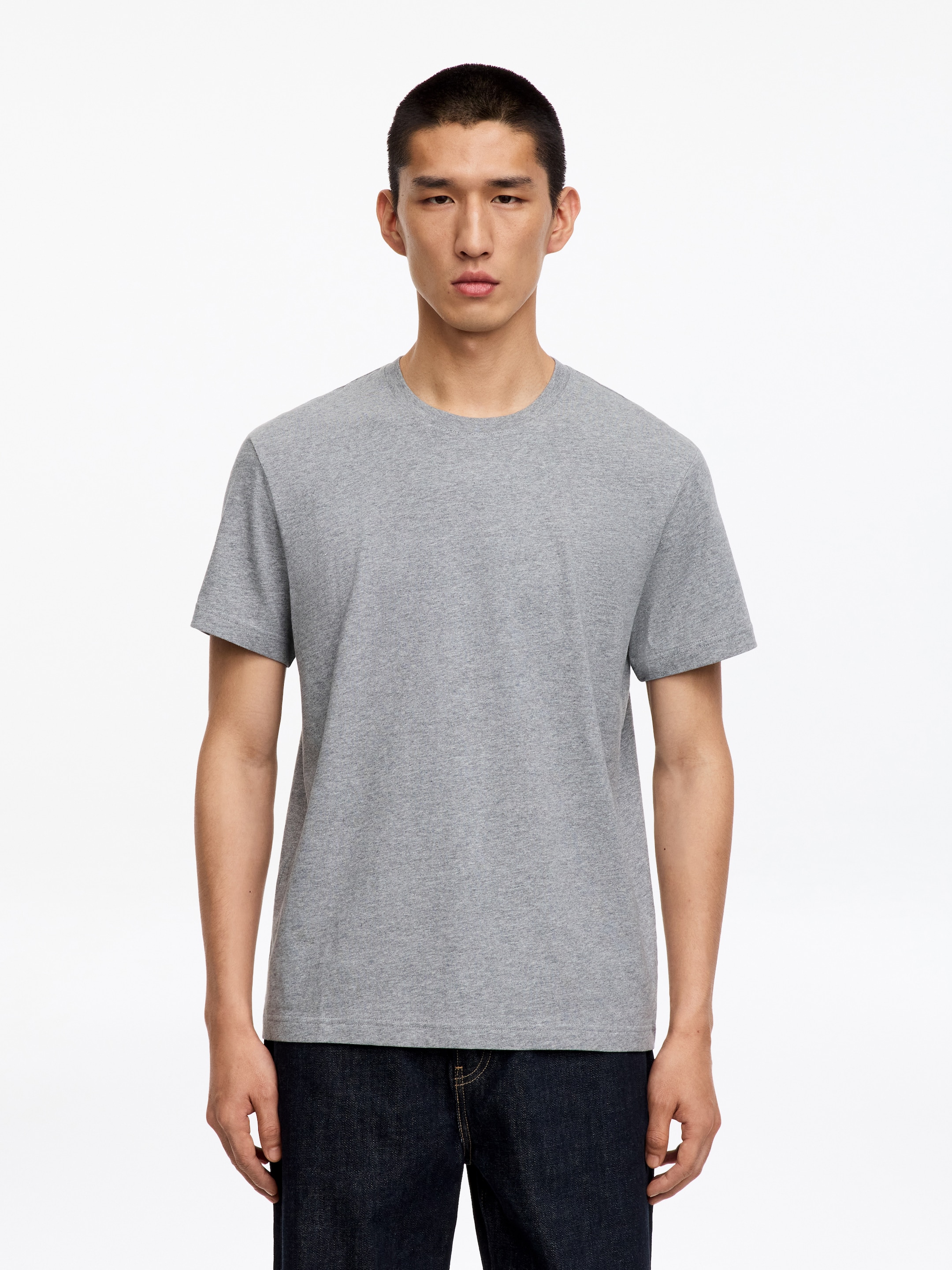 170 GSM Regular T-Shirt-Grey-144