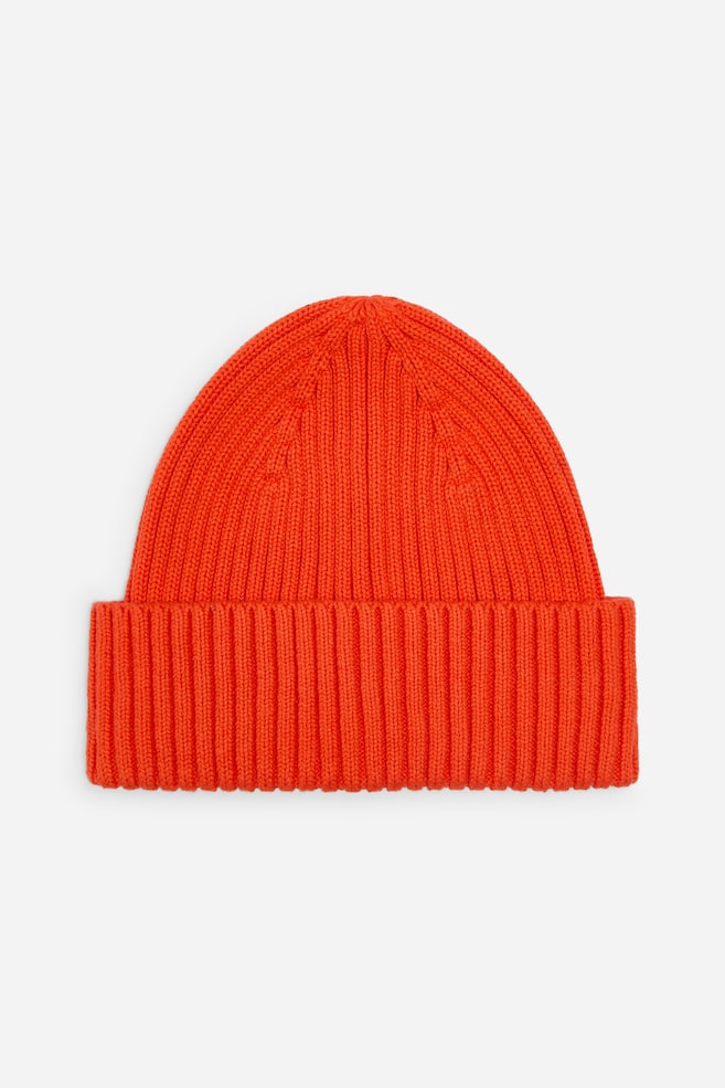 Gorro de malha canelada - Vermelho vivo/Cor-de-rosa/vermelho/Azul/Castanho escuro/Lilás/Verde/Azul escuro/Lilás/verde - 1