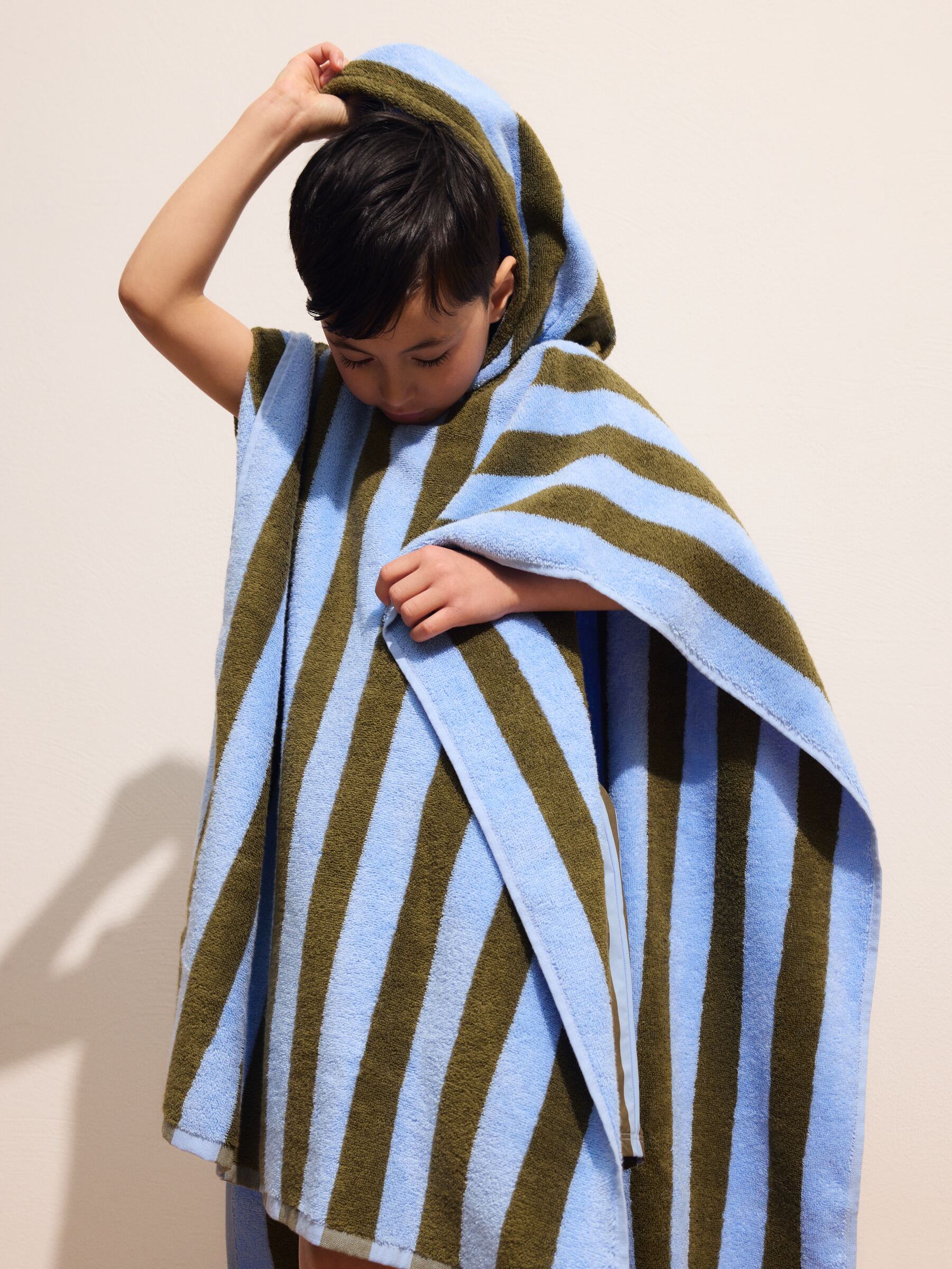 Hooded Towel-#92B1DD-18831