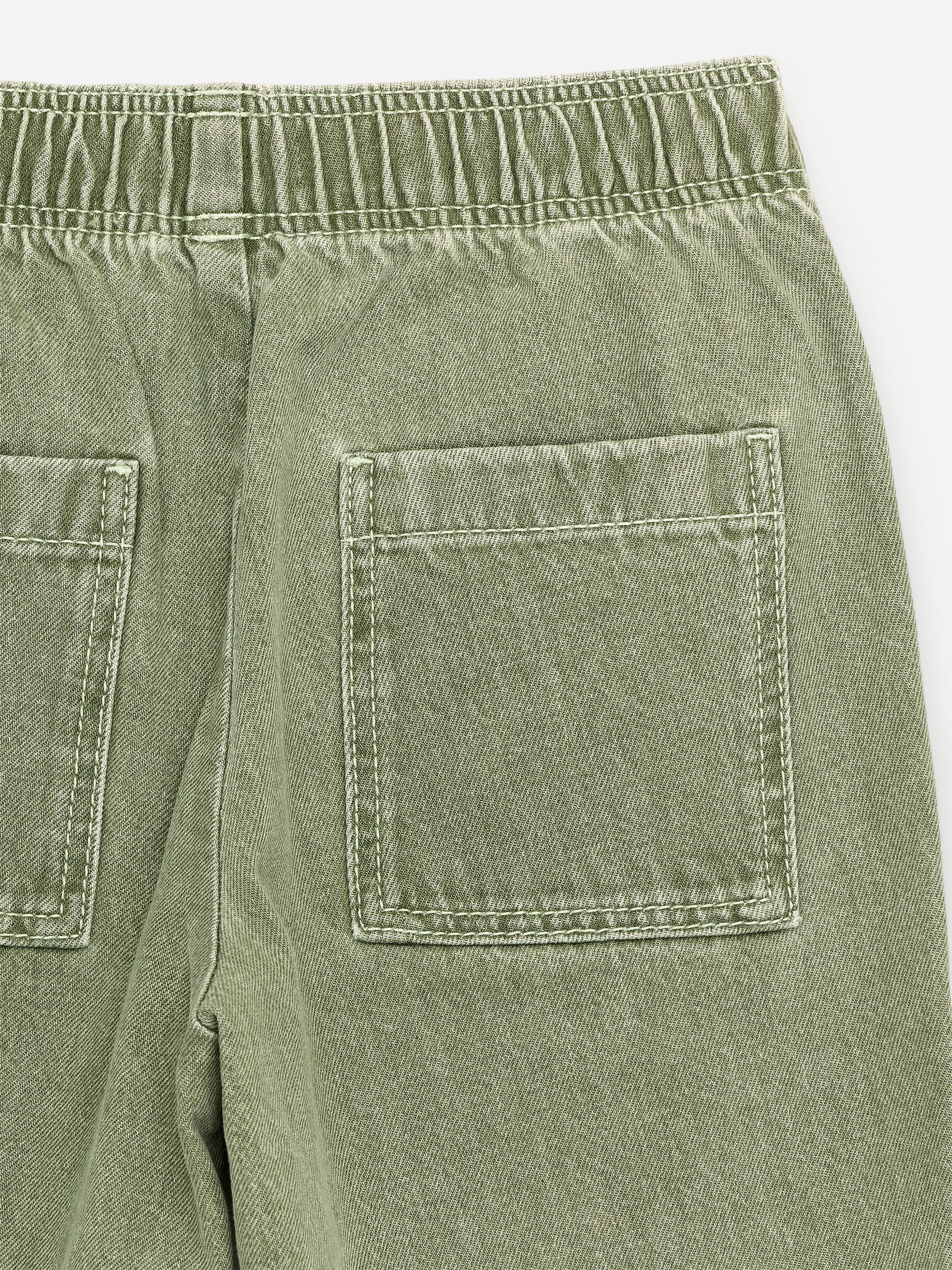 Relaxed Barrel Trousers - Green - Relaxed fit - Children - StillMedia/DescriptiveDetail - 4