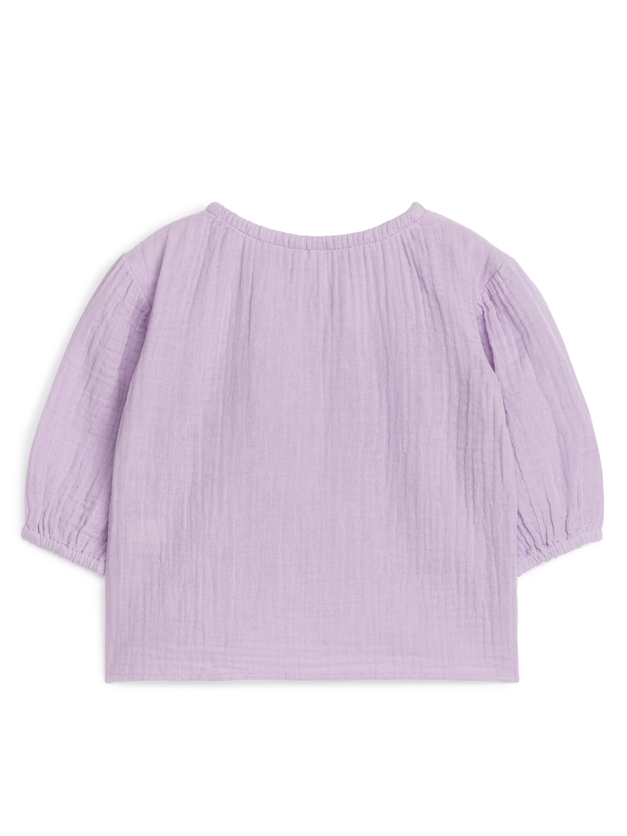 Ingrandisci l'immagine: Puffy Cotton Muslin Blouse - Lilac - BAMBINO | H&M CH 2