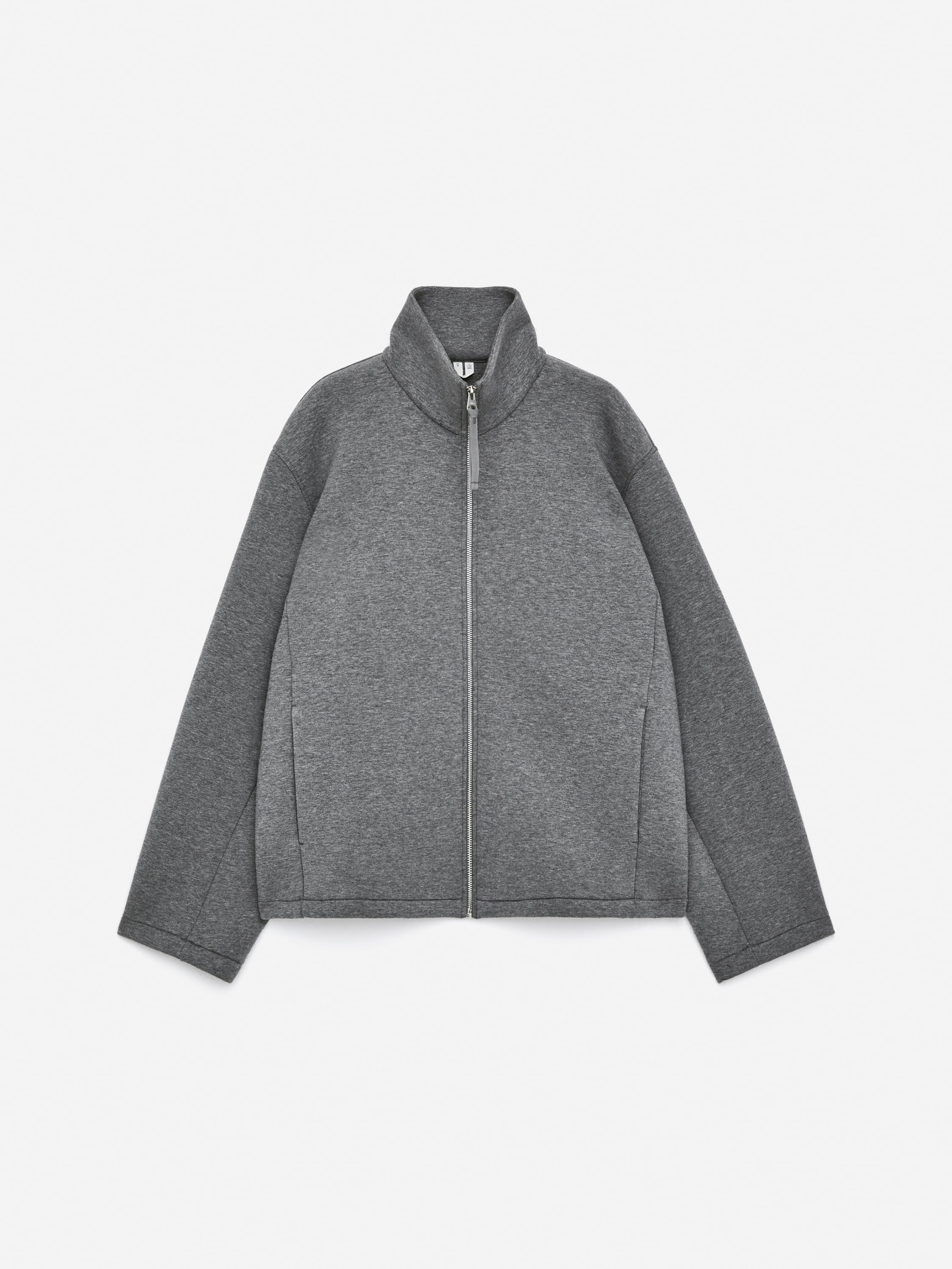 Scuba bunda - sivý melírovaný