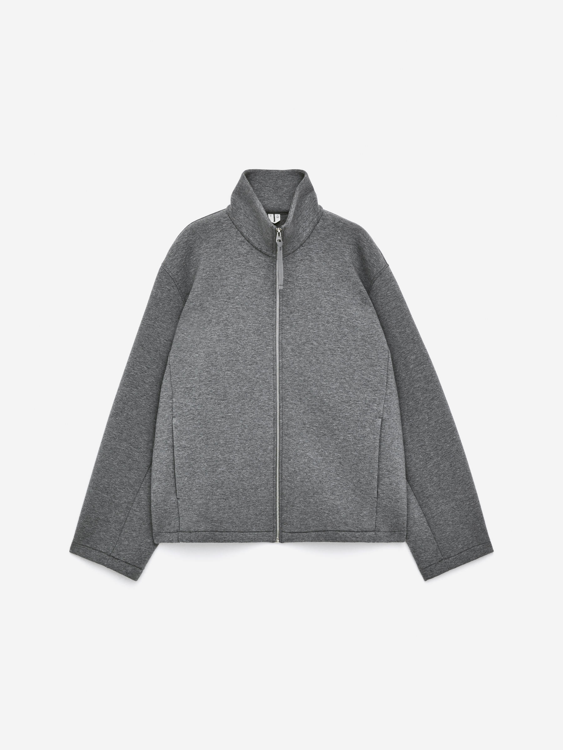 Veste en scuba - Gris chiné - Regular fit - Femme - StillMedia/DescriptiveStillLife - 1