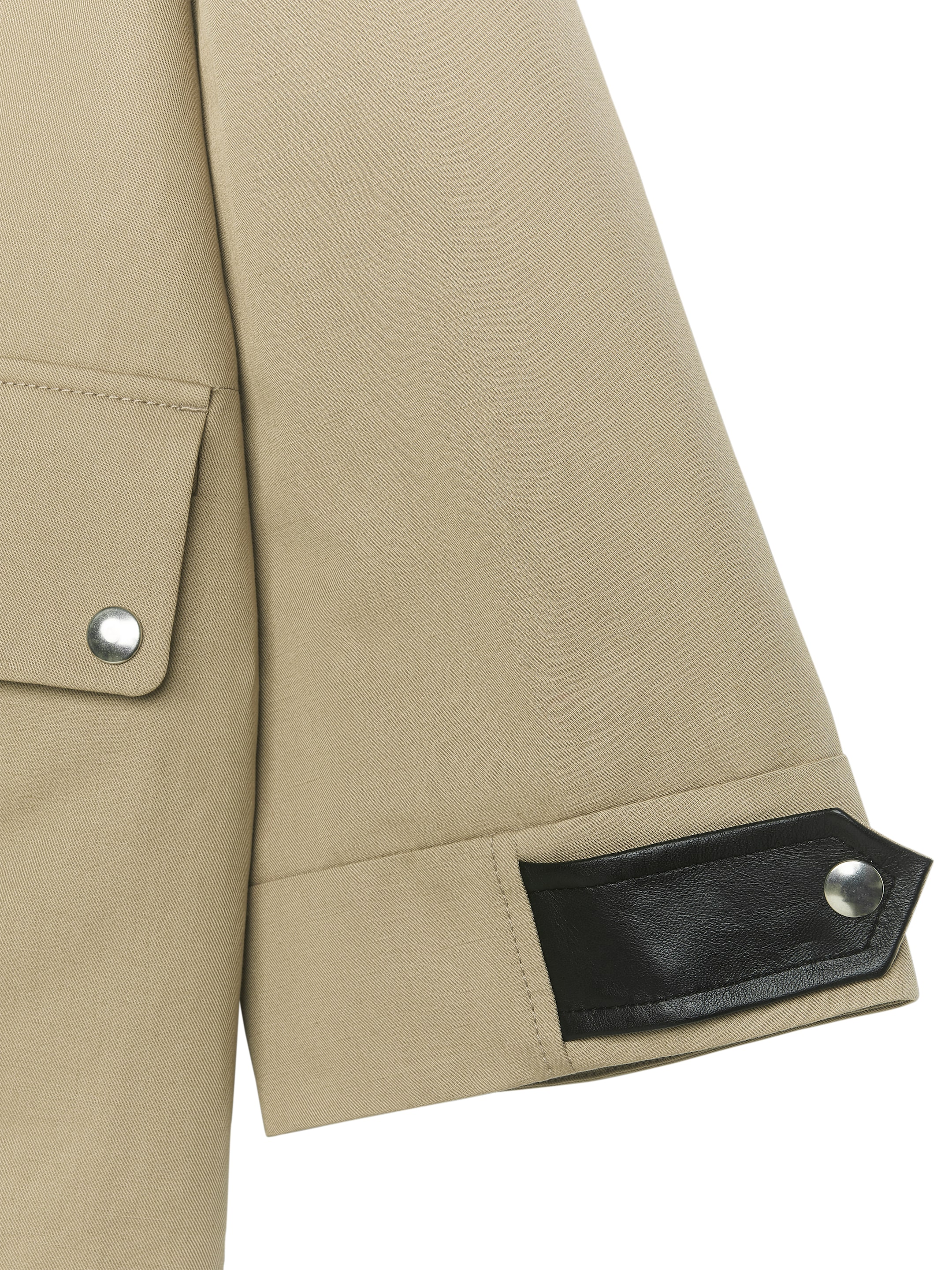 View larger image: Maxi Linen-Cotton Coat - Beige - Ladies | H&M GB 2
