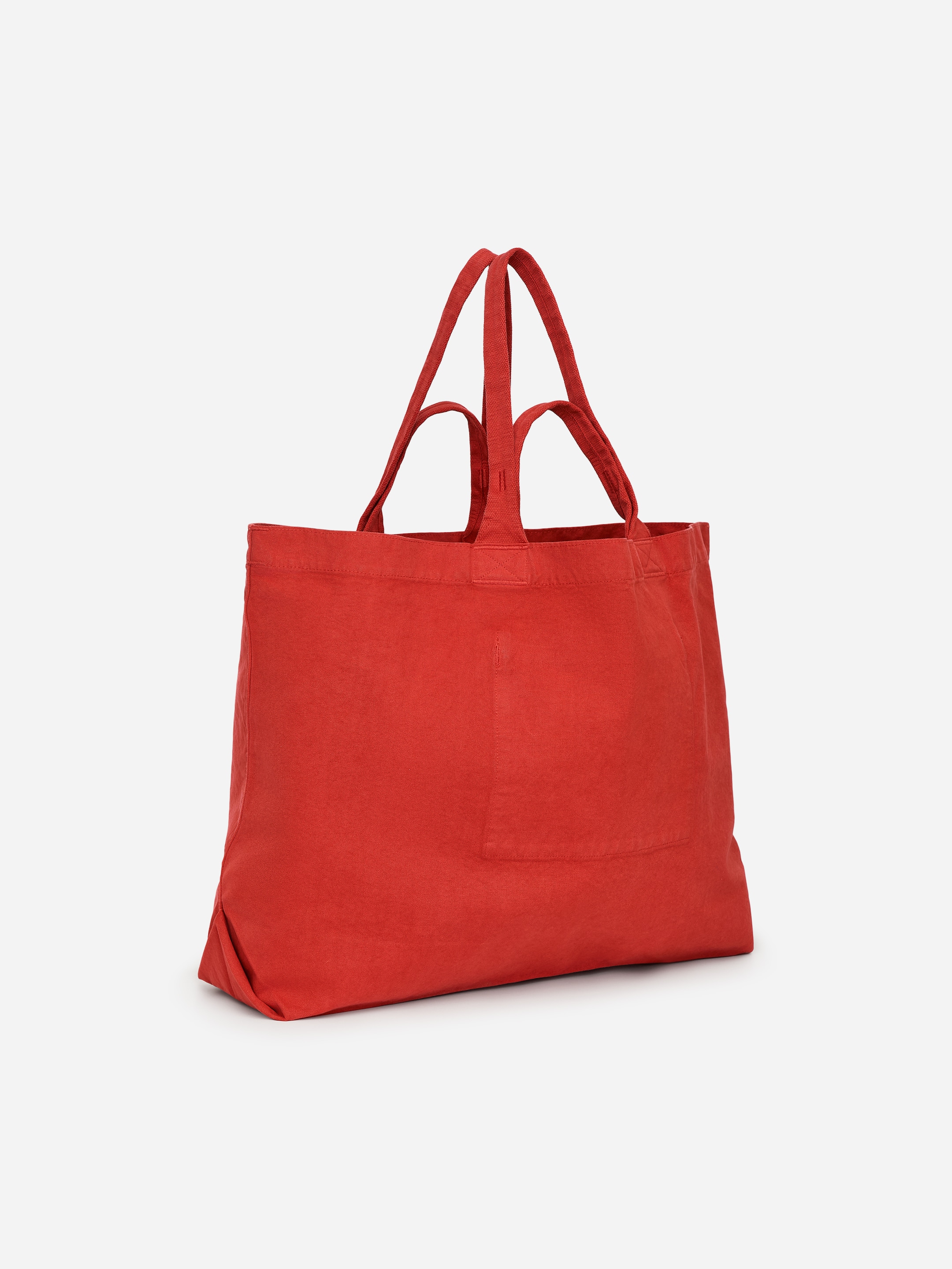 Oversized Canvas Tote - Red - men - StillMedia/DescriptiveStillLife - 1