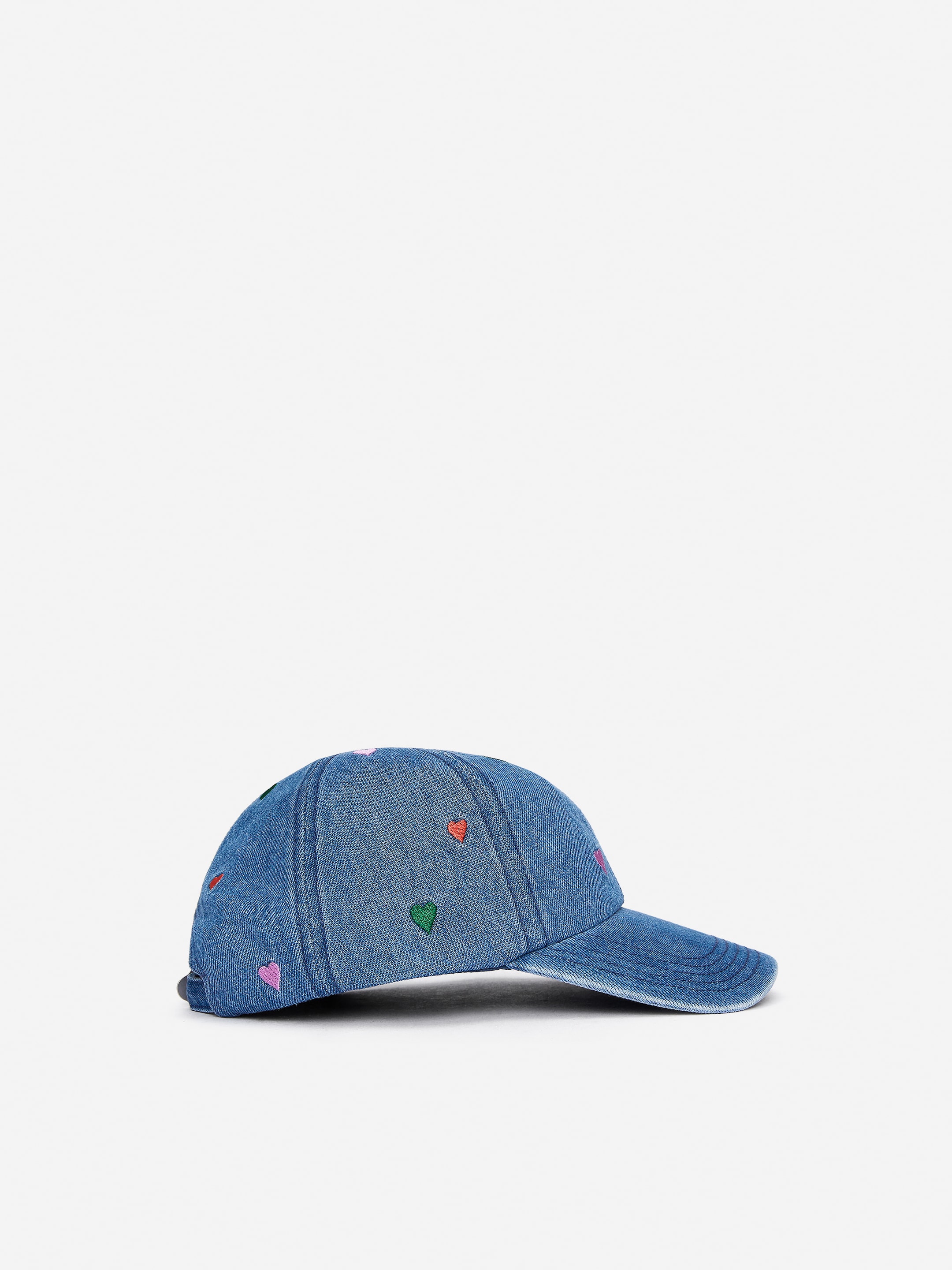 Grösseres Bild ansehen: Bestickte Kappe aus Denim - Blau - KINDER | H&M CH 1