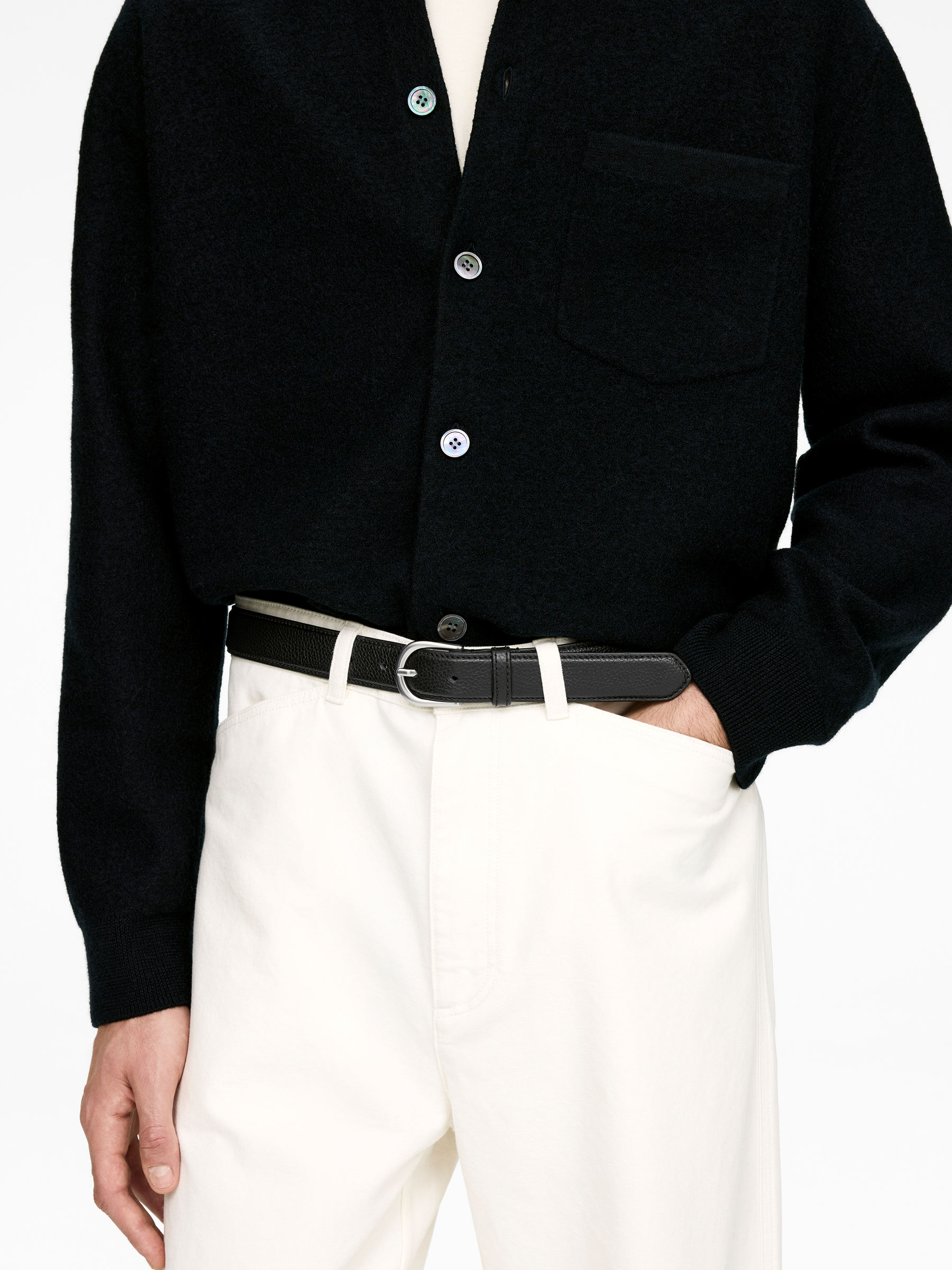 Ceinture en cuir - Noir - Homme - StillMedia/Lookbook - 3