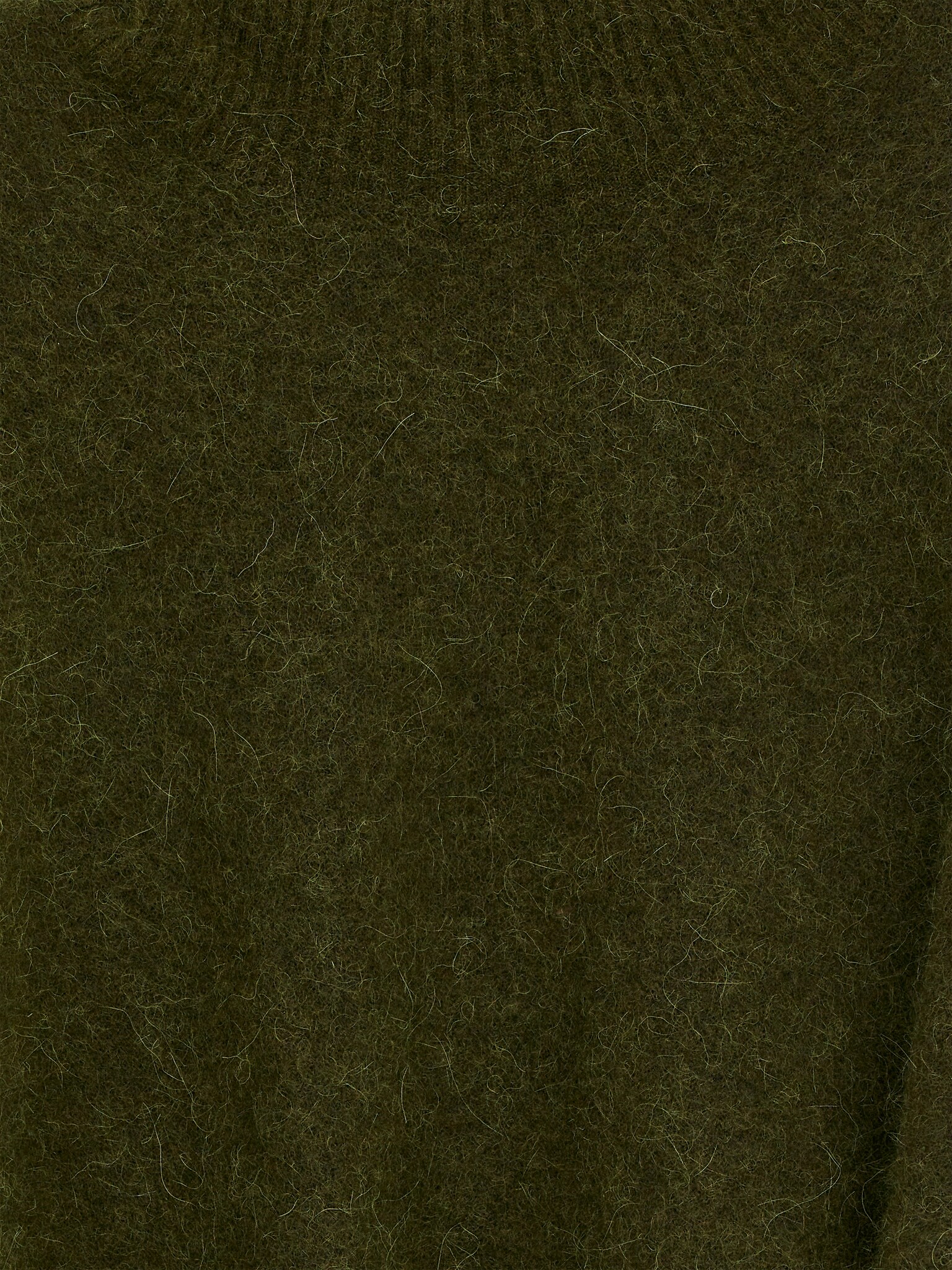 Sweter z golfem - Ciemnozielony - 6