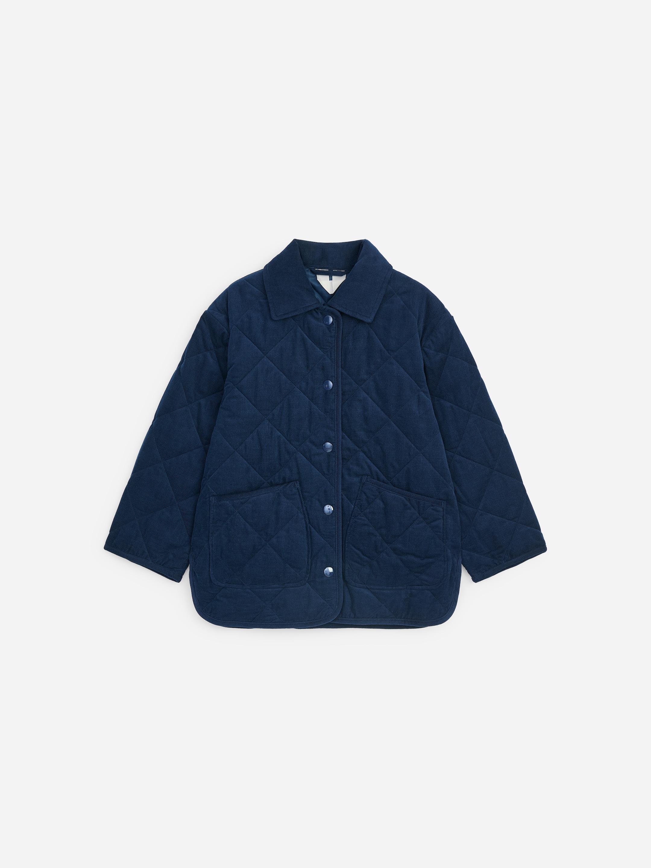 Corduroy Jacket-Blue-20666