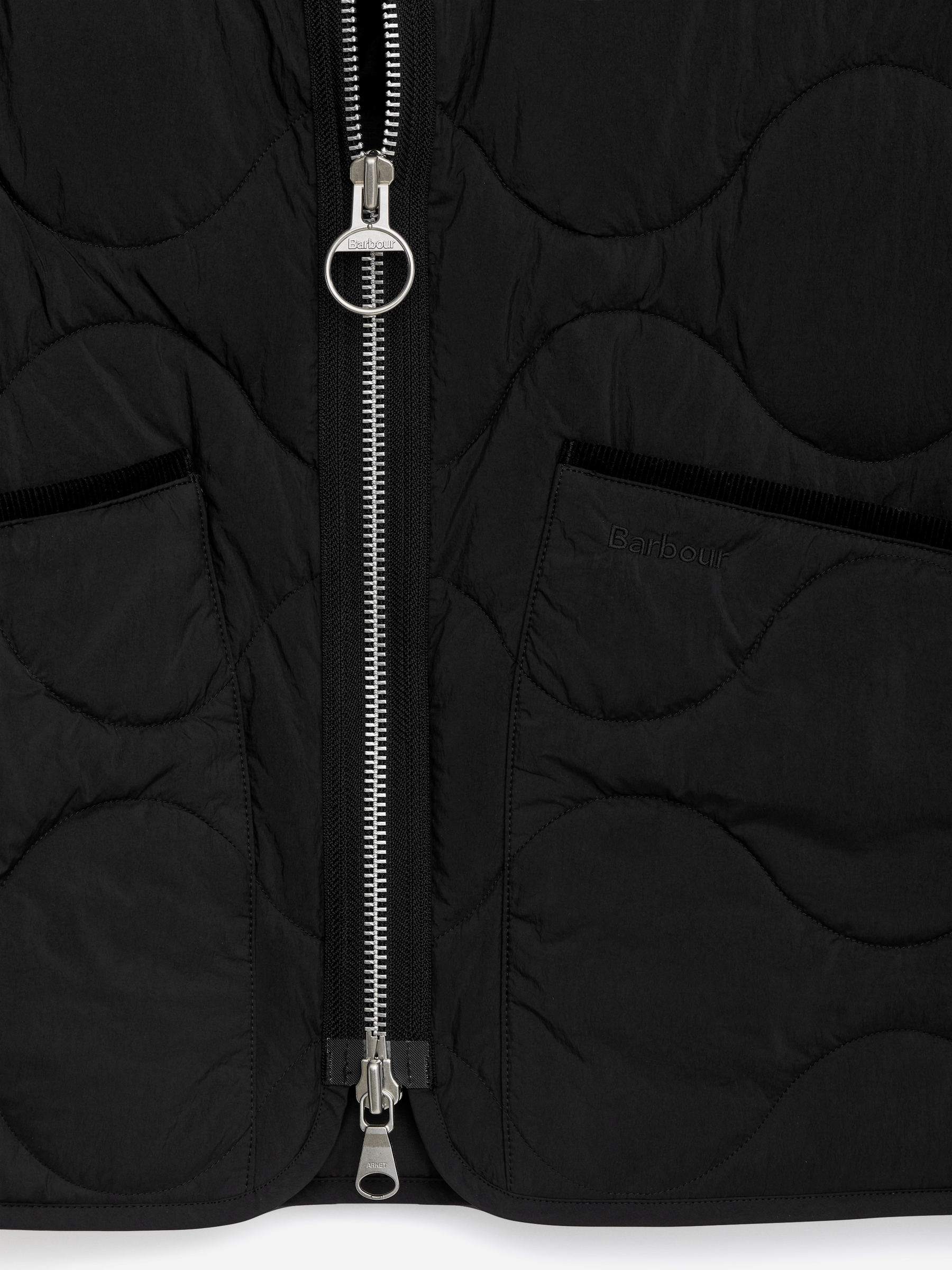 ARKET and Barbour Quilted Vest - Black - Regular fit - Women - StillMedia/DescriptiveDetail - 3