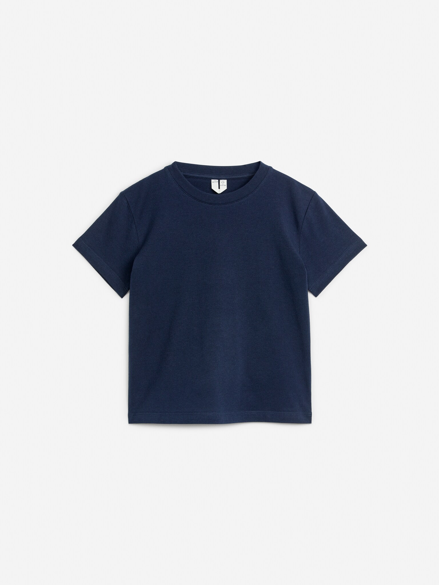 Crew-Neck T-Shirt Set of 3 - White/Grey/Dark Blue - 3