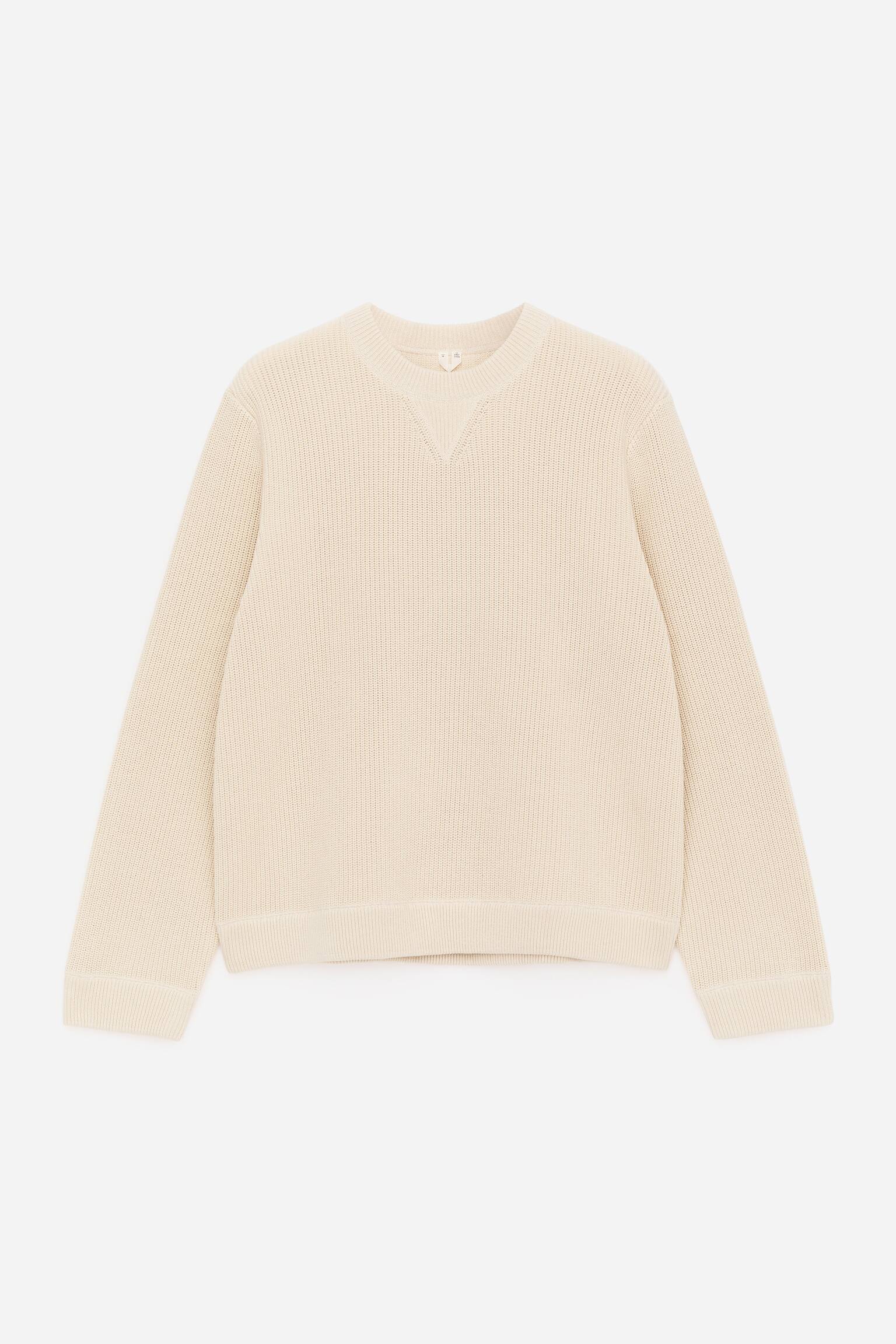 Jersey de lino y algodón - Blanco roto/Azul/Rojo - 2