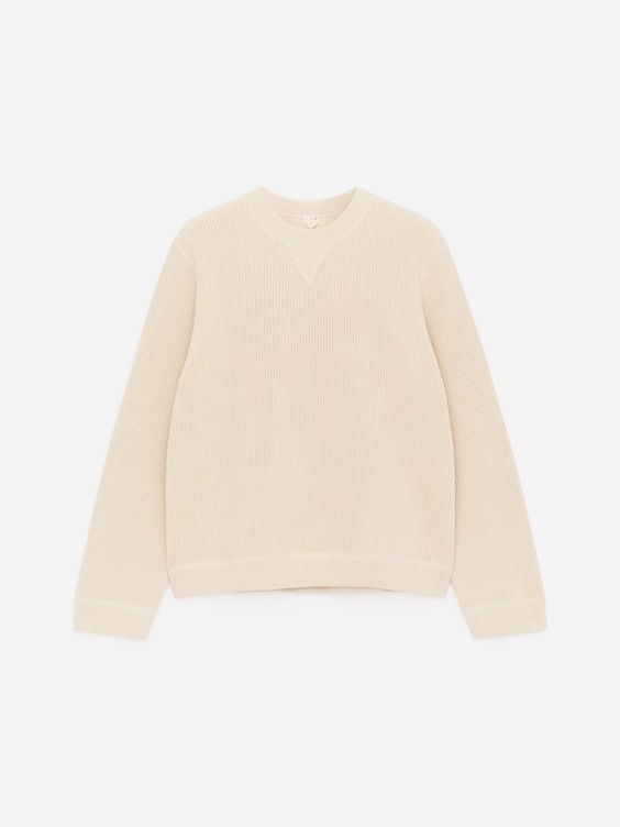 Sweter z mieszanki bawełny i lnu
