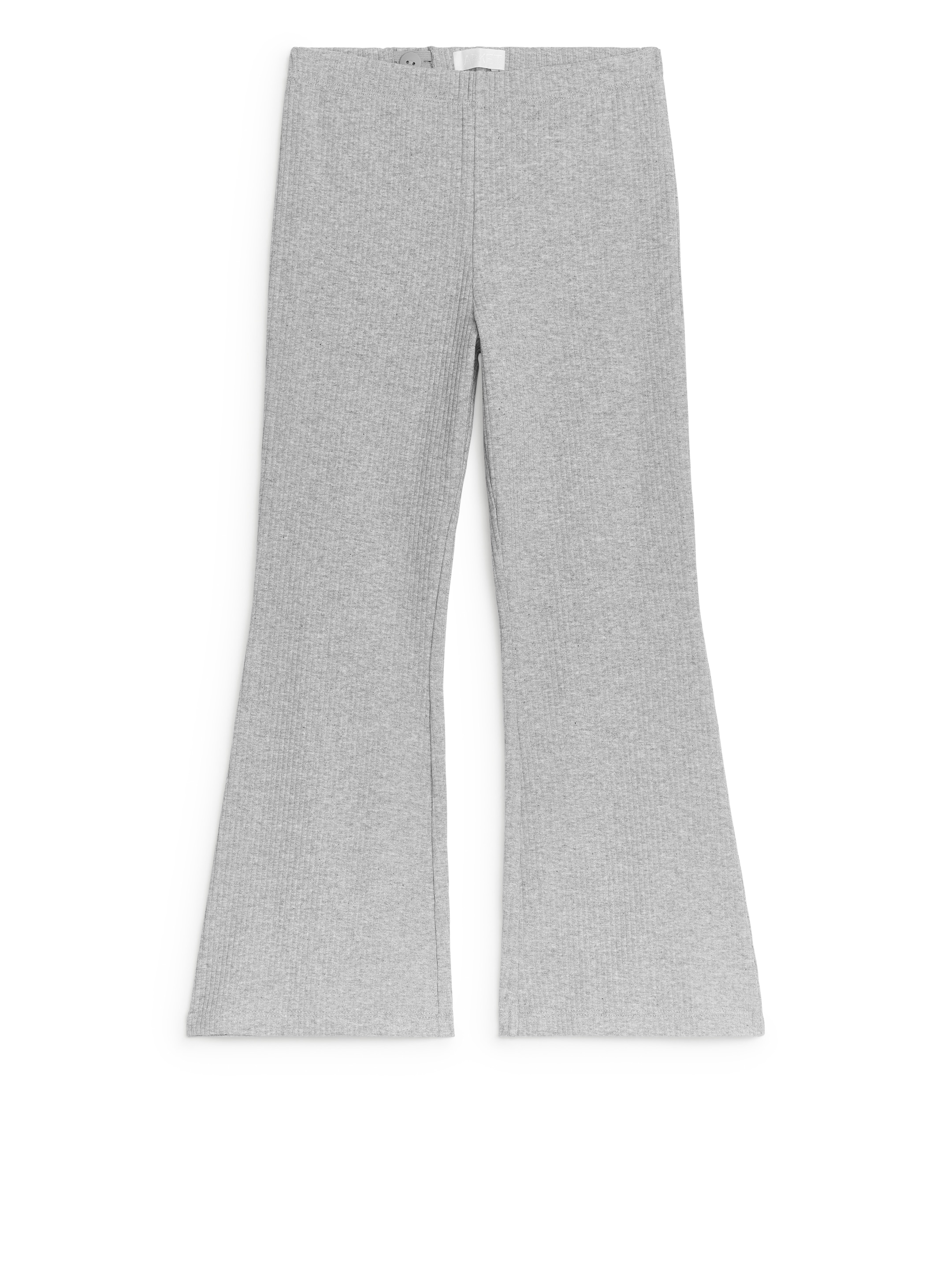 Visualizza immagine più grande: Leggings svasati a coste - Grigio mélange - BAMBINO | H&M IT 1