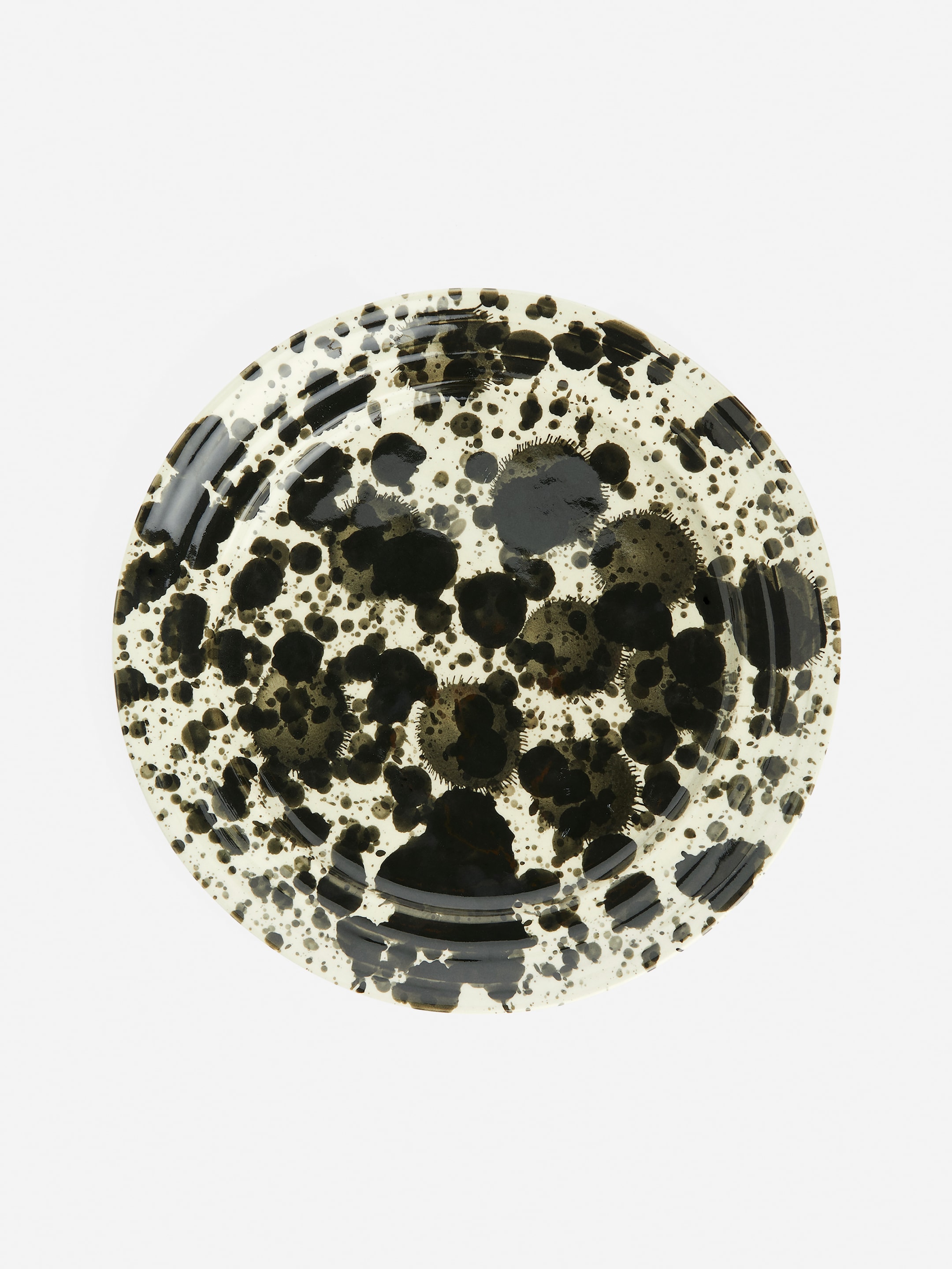 Zobacz większy obraz: Talerz 27 cm - Złamana biel/Czarny - HOME | H&M PL 3