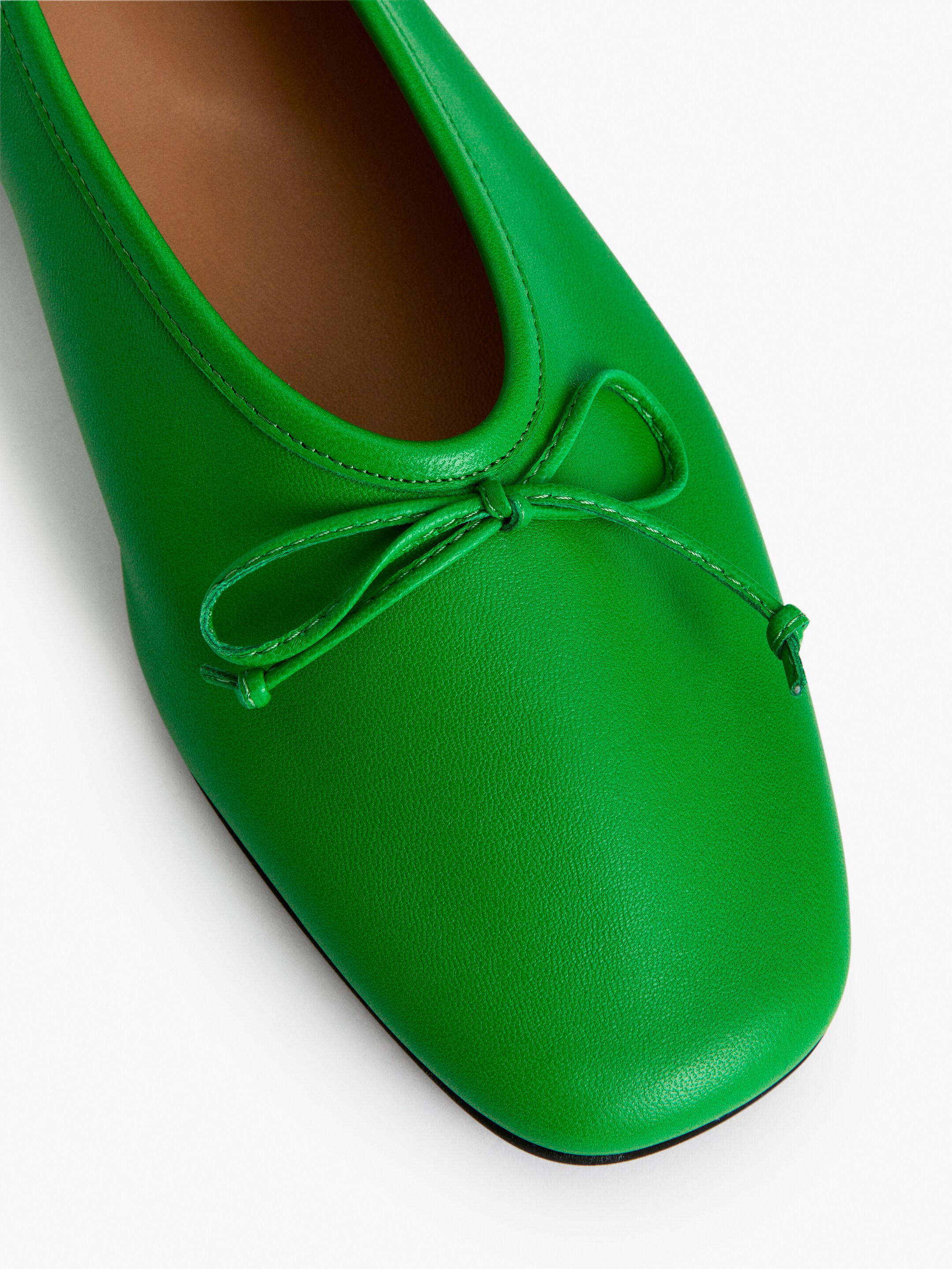 Vezi imaginea mai mare: Balerini din piele - Verde - FEMEI | H&M RO 5