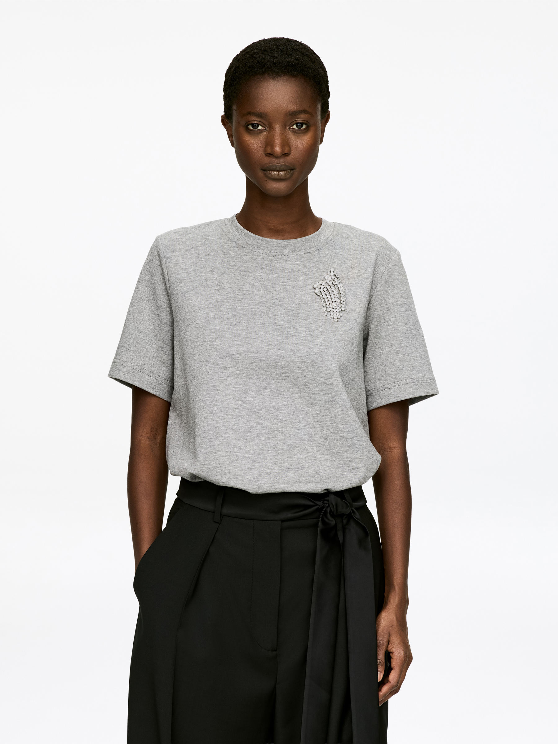 Brosche mit Strass - Silber - Women - StillMedia/Lookbook - 3