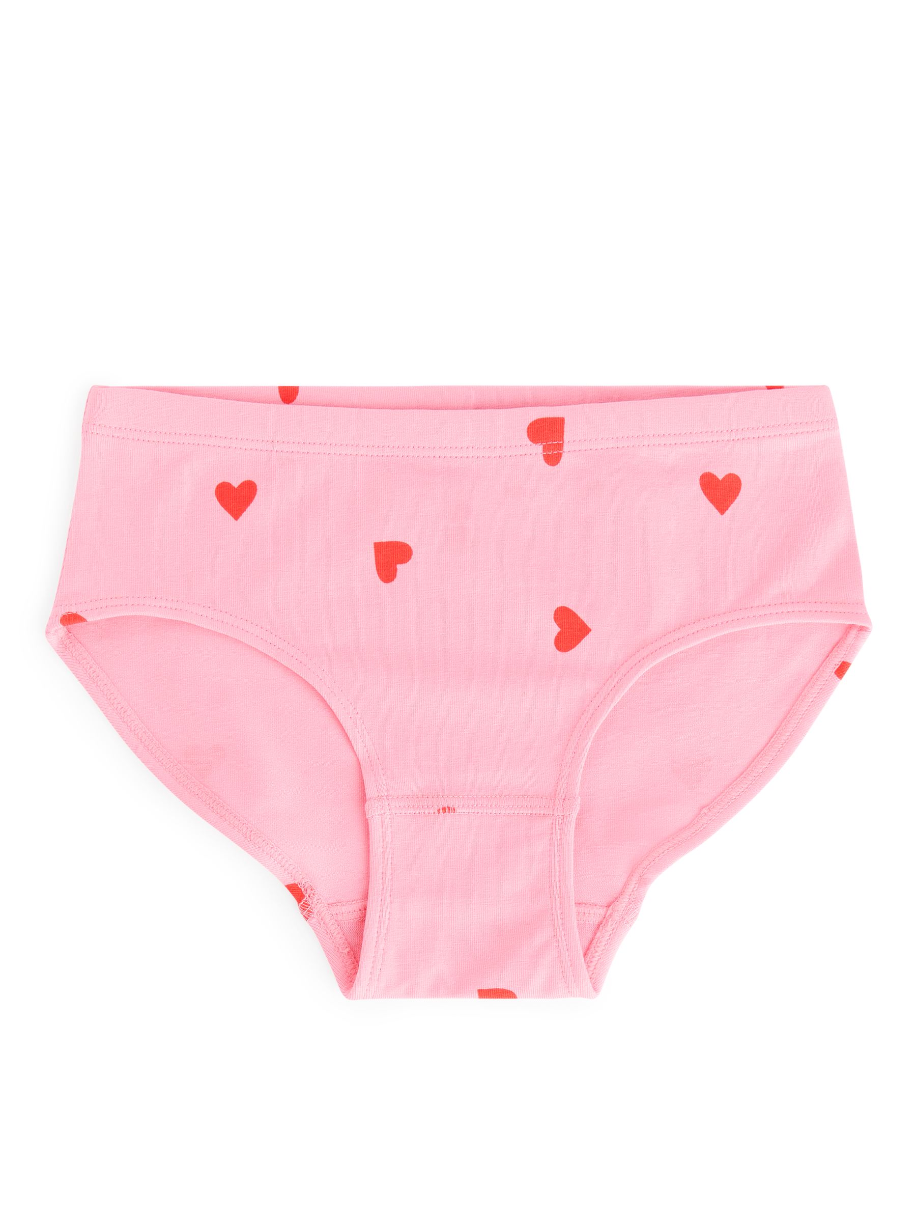 Slips aus Baumwolljersey, 3er-Set - Rosa/Rot - Regular Fit - Kinder - StillMedia/DescriptiveDetail - 3