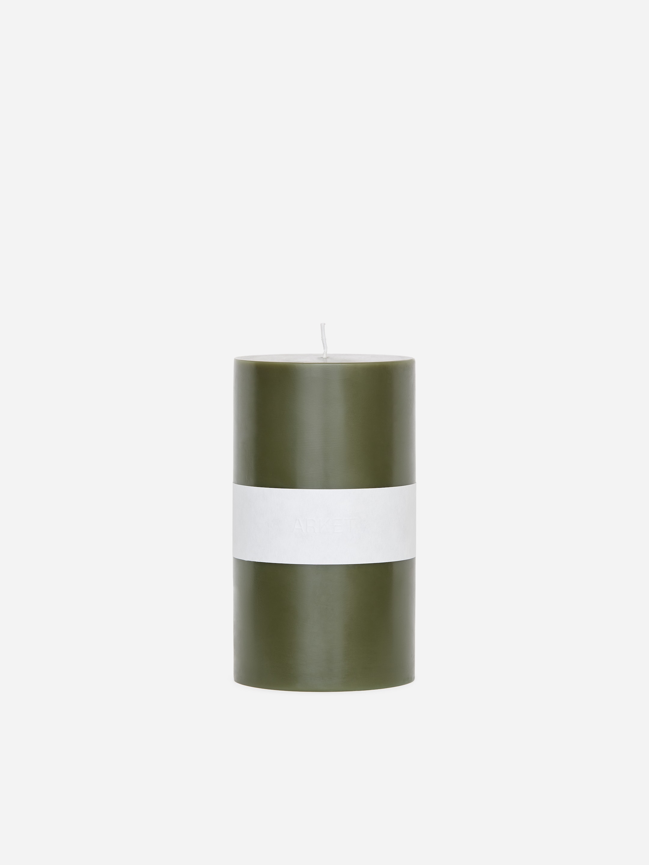 Wysoka podłużna świeca 17,5 cm-Green-20724