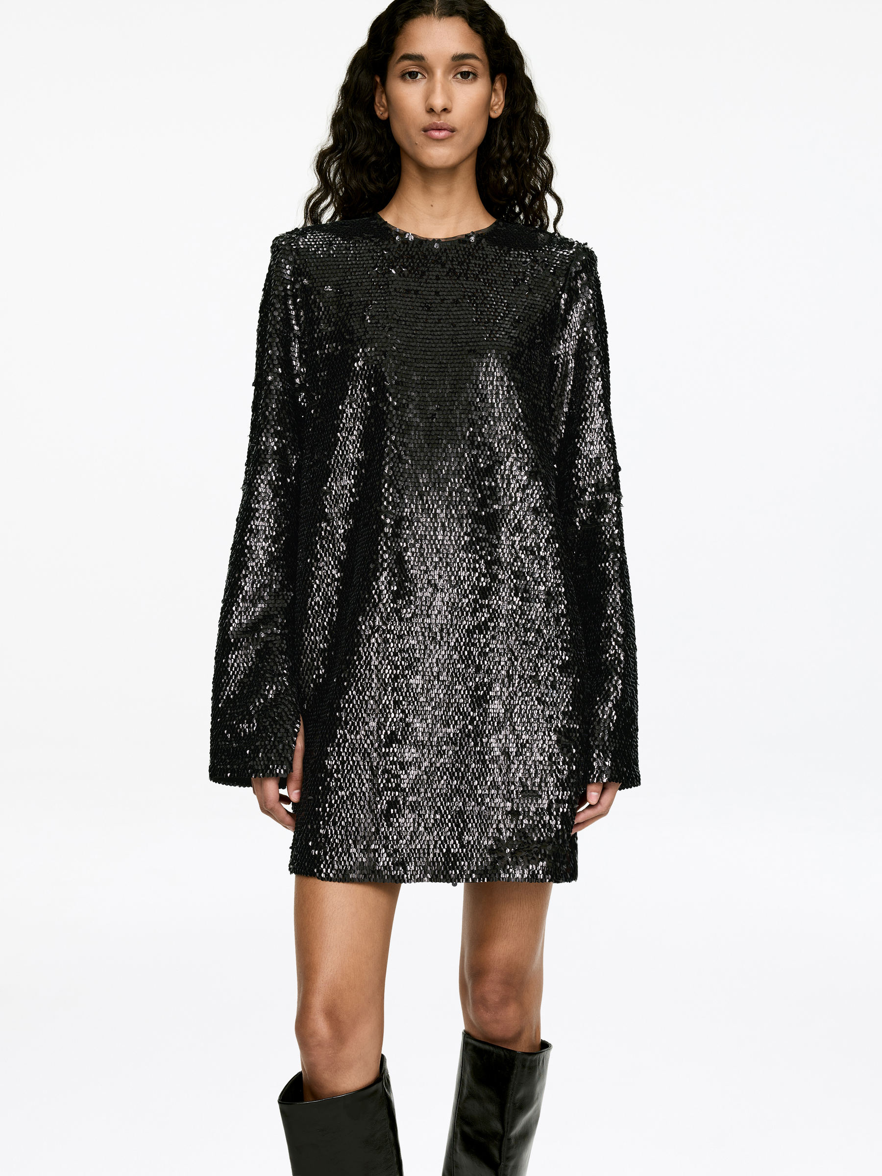 Sequin Dress - Black - Regular fit - Women - StillMedia/Lookbook - 6