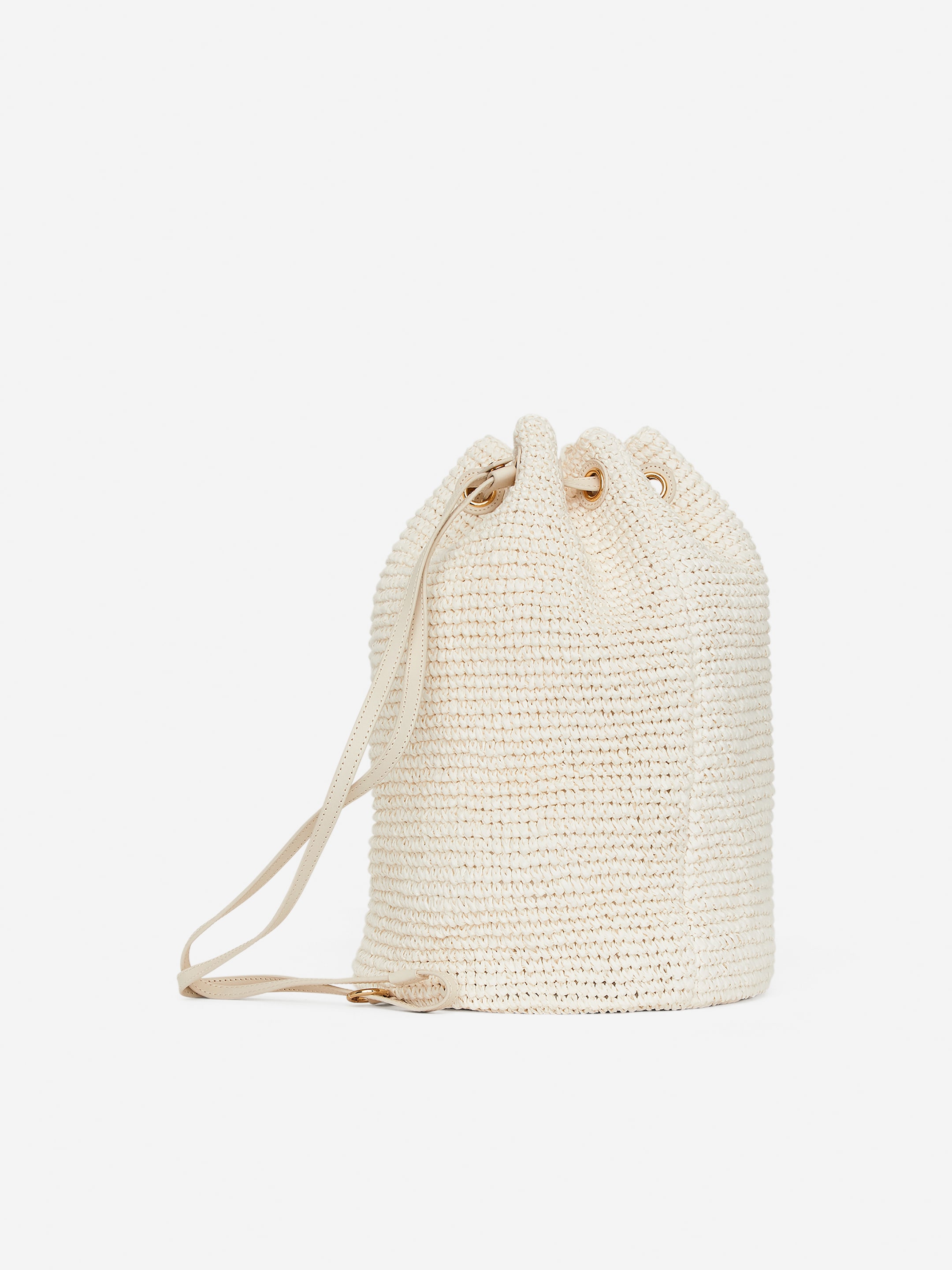 Straw Bag-#F4F3E9-15602