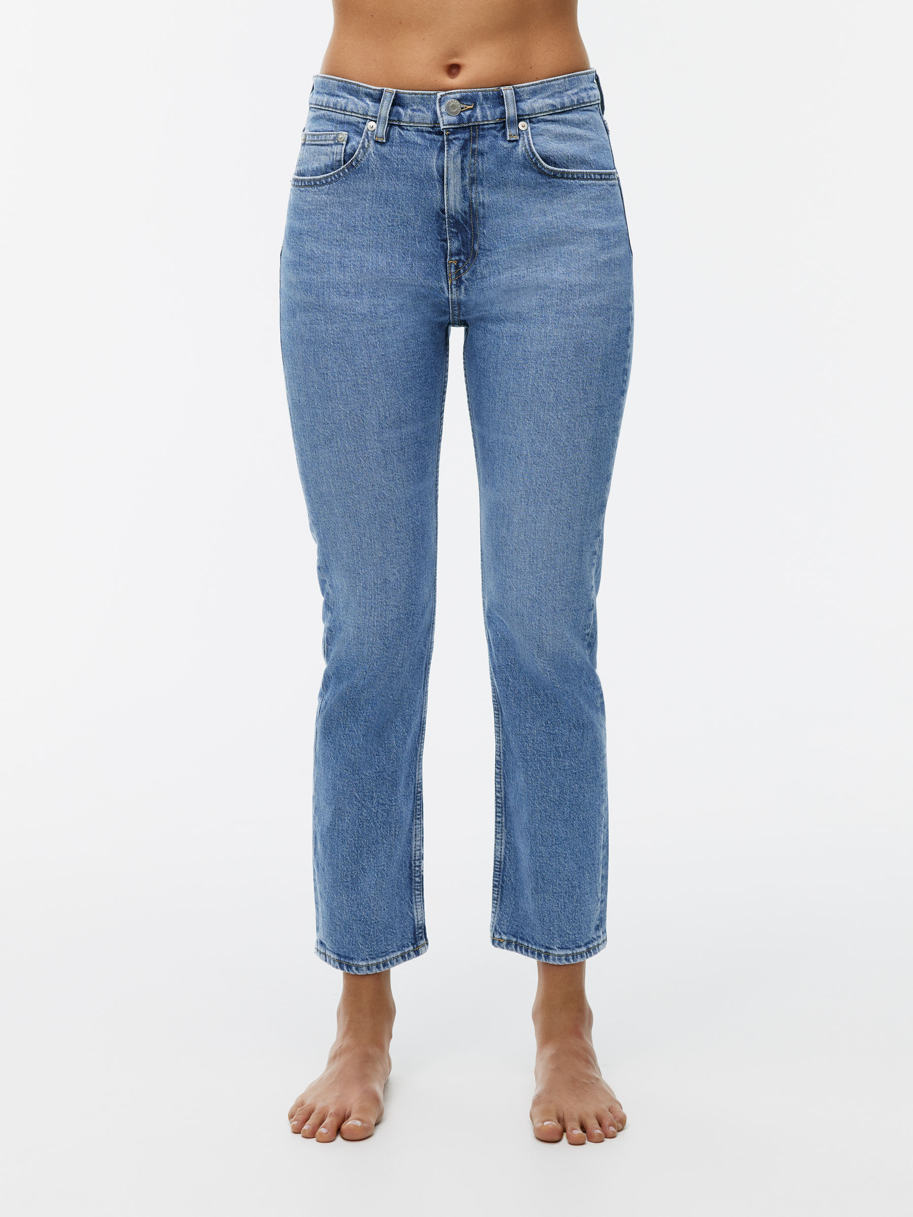 JADE CROPPED Slim Jeans - Blue - Regular fit - Women - StillMedia/Lookbook - 12