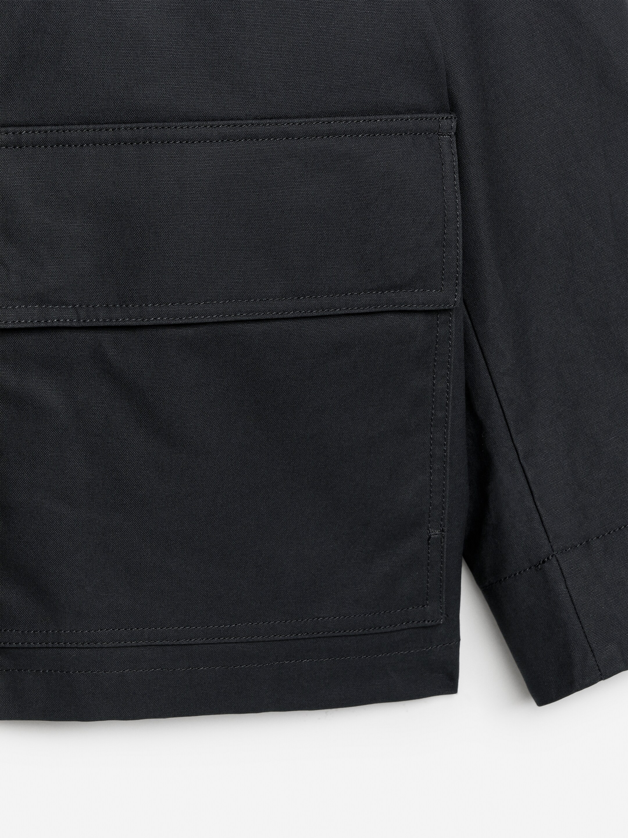 Visa större bild: Jacka i vaxad bomull - Mörkblå - HERR | H&M FI 3