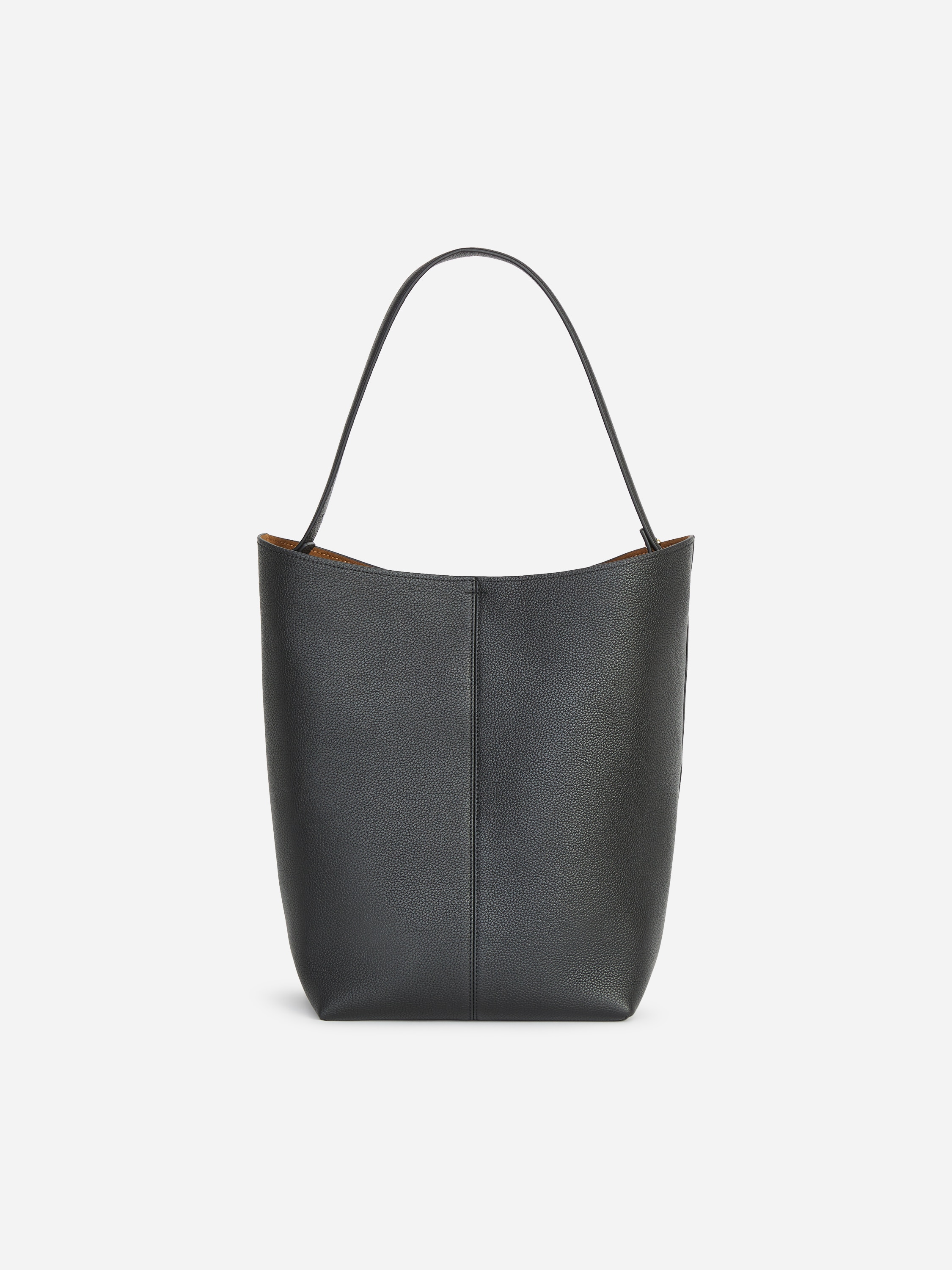 Sac fourre-tout en cuir - Noir