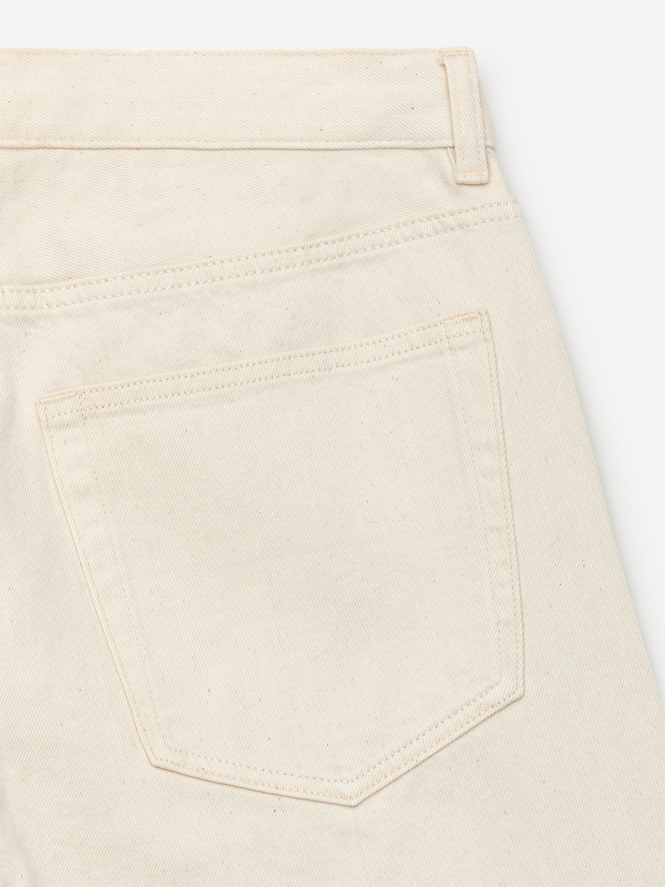 OCEAN Loose Straight Jeans - Ecru - Loose fit - Men - StillMedia/DescriptiveDetail - 26