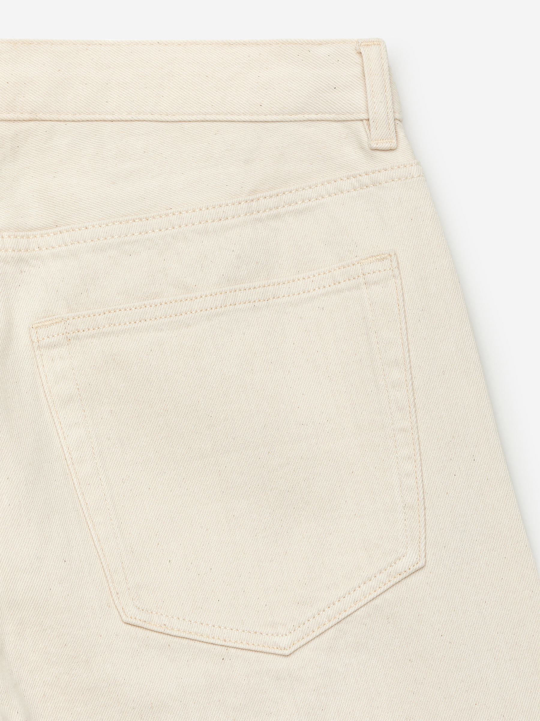 OCEAN Loose Straight Jeans - Ecru - Loose fit - Men - StillMedia/DescriptiveDetail - 26
