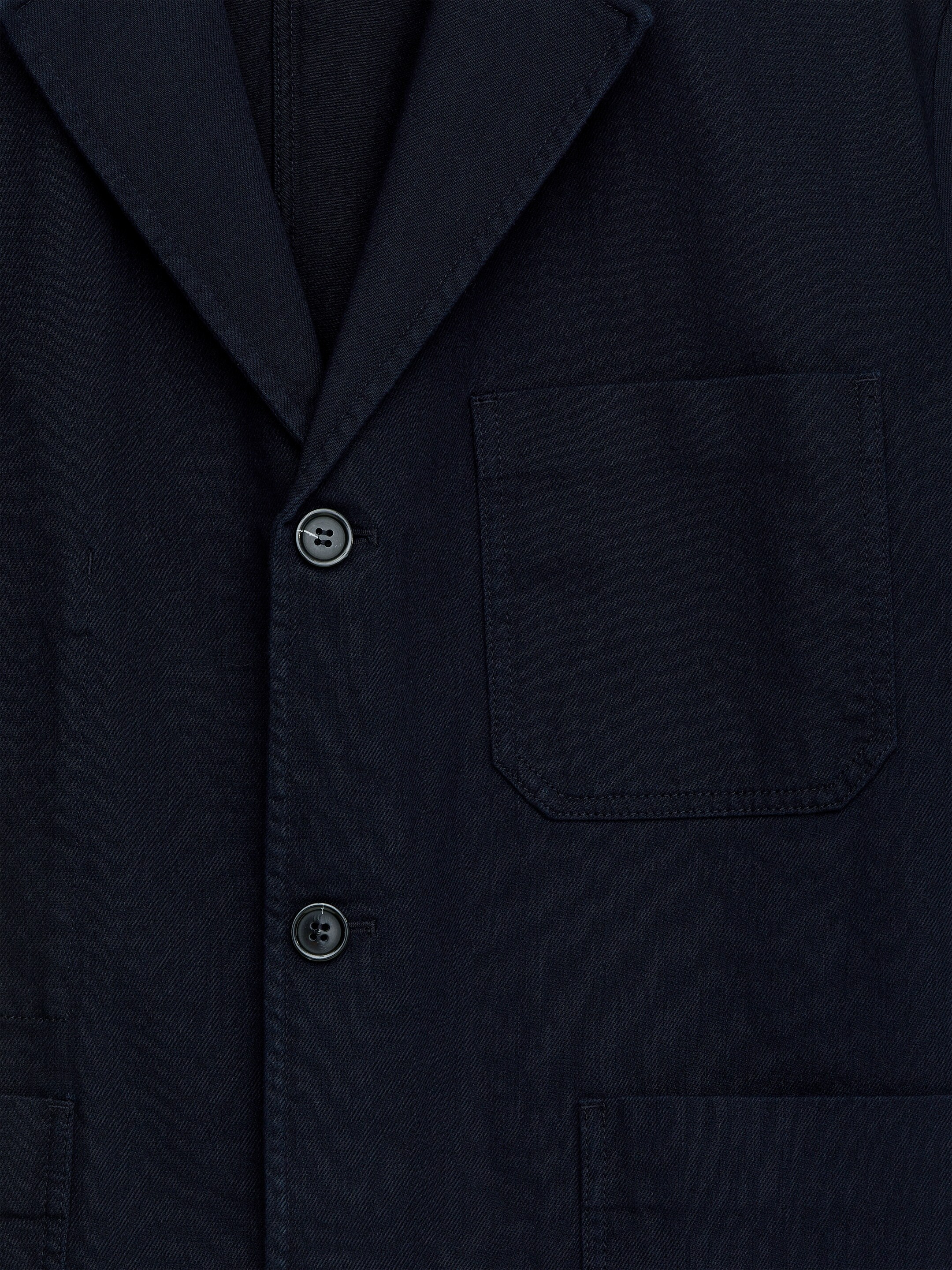 Ver imagem maior: Blazer em linho de algodão - Azul escuro - HOMEM | H&M PT 7