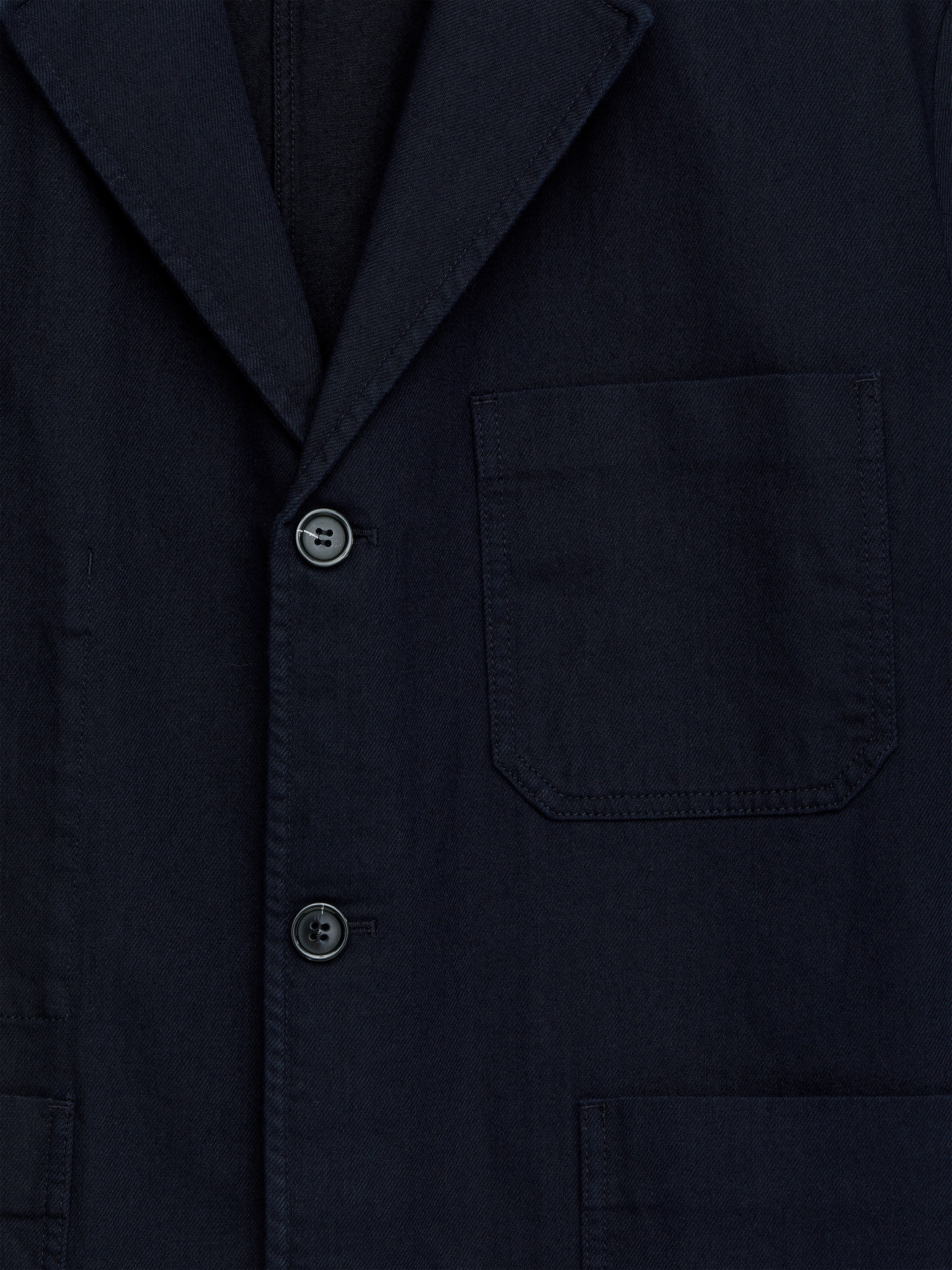 Cotton Linen Blazer - Dark Blue - Regular fit - Men - StillMedia/DescriptiveDetail - 8